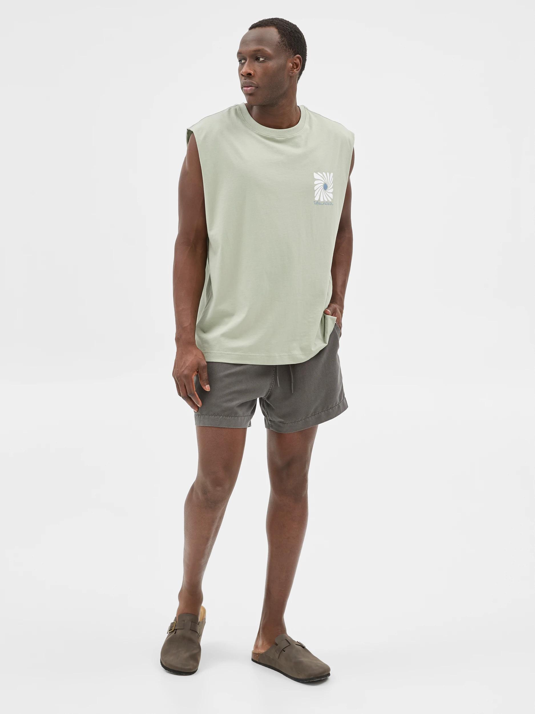 6 Commons Washed Swim Shorts WASHED BLACK, 6 of 7