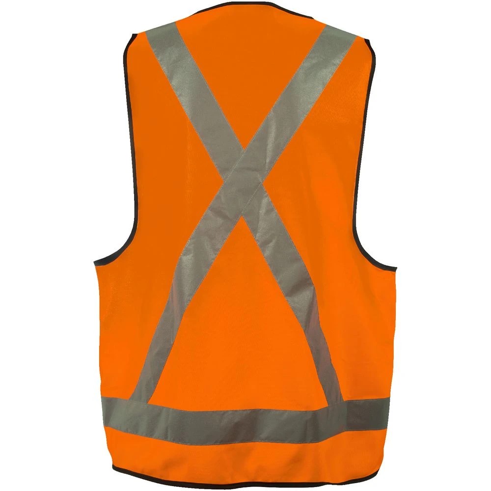2 Trafalgar Hi-Vis Safety Vest Orange XL, 2 of 2