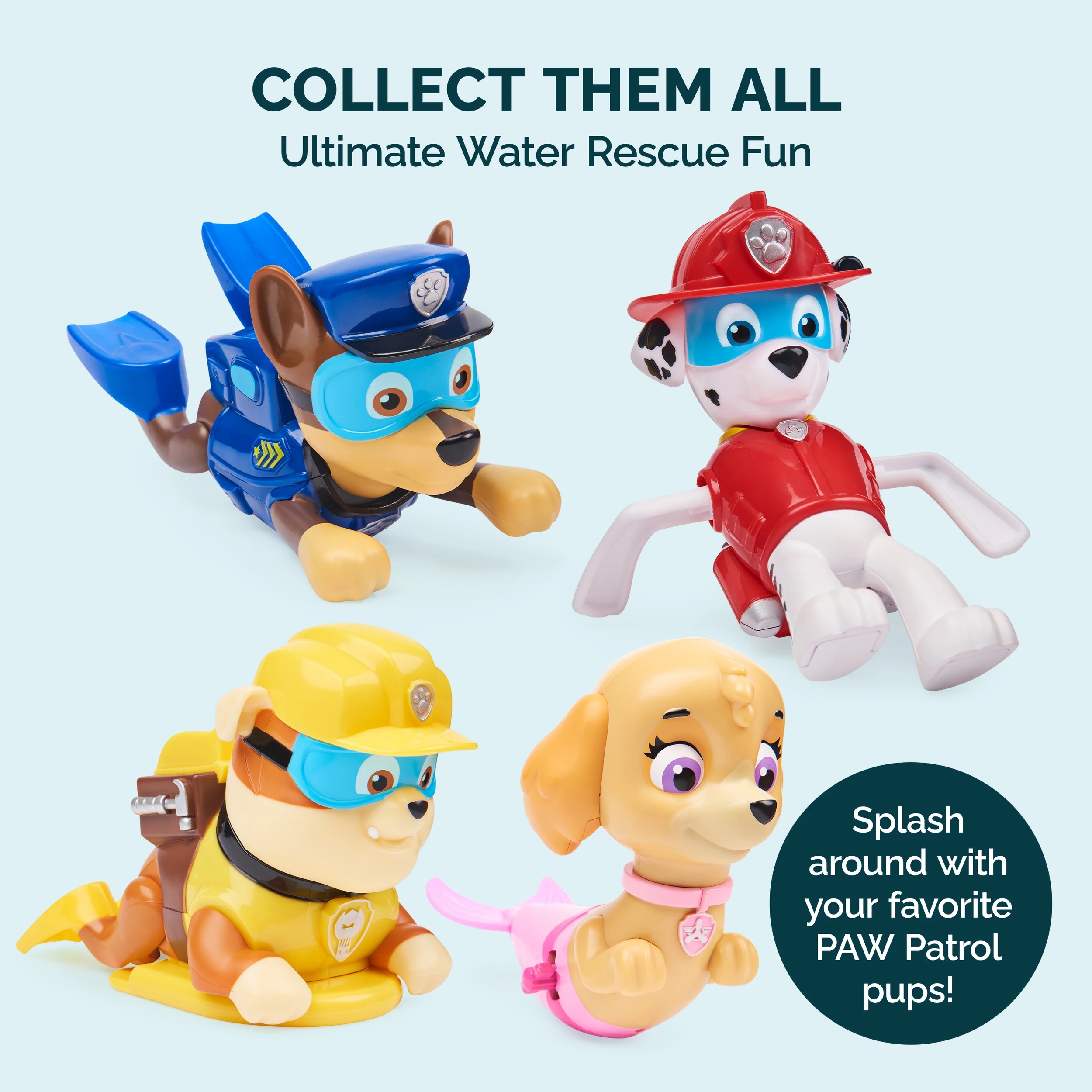 6 SwimWays PAW Patrol Paddlin' Pups - Assorted, 6 of 6