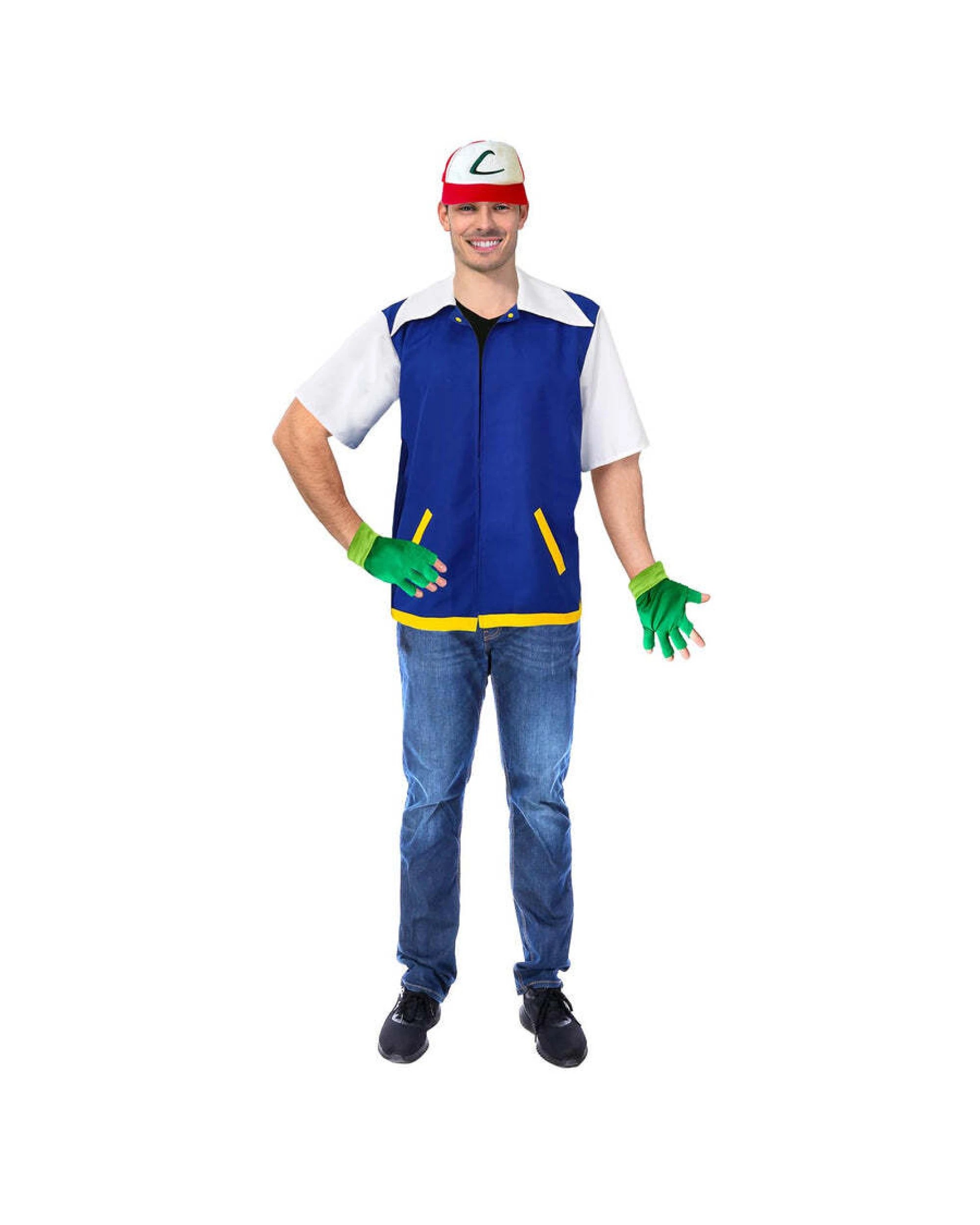 1 BR Costumes Ash Ketchum Pokémon Costume for Adults, 1 of 1