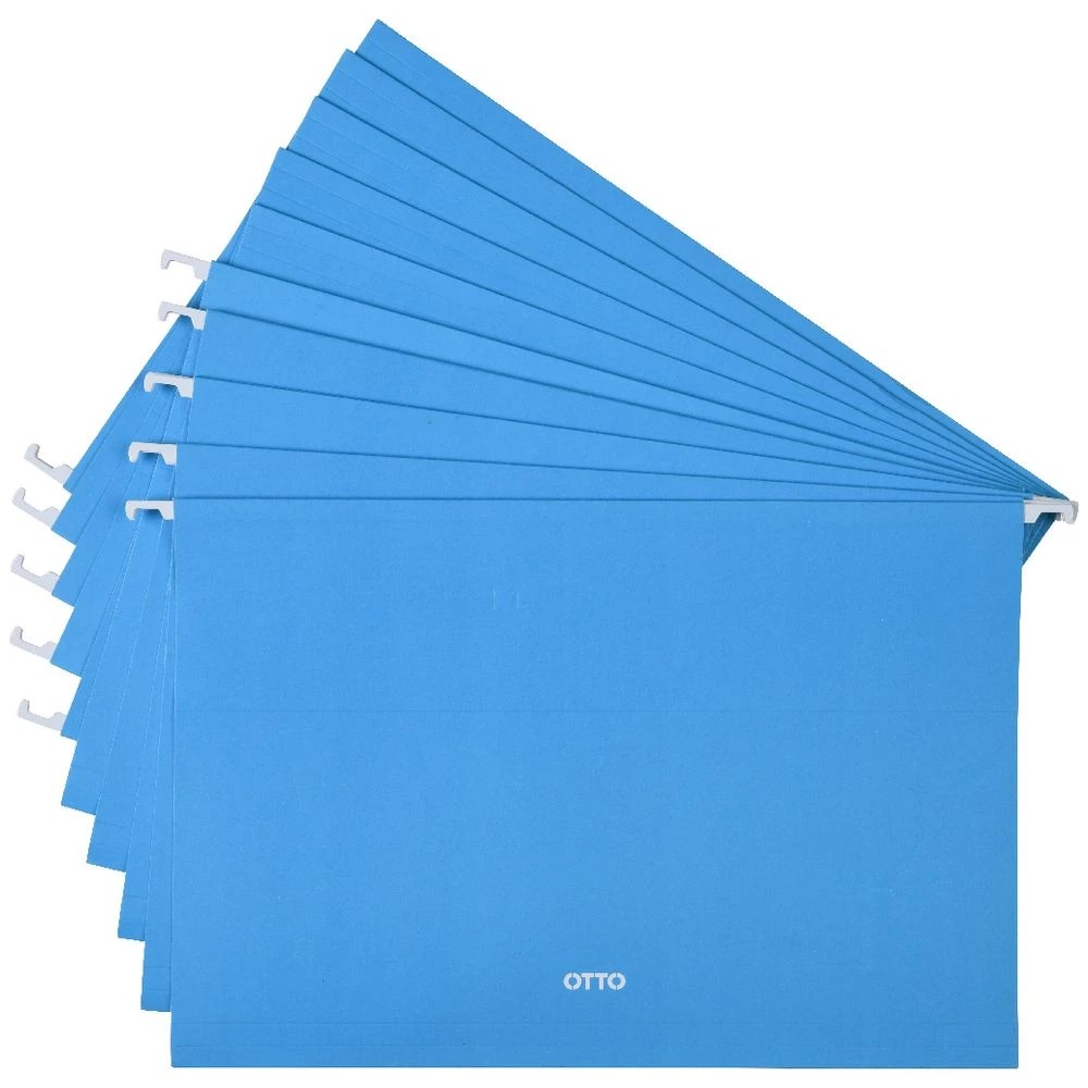 2 Otto Foolscap Suspension Files Blue 10 Pack, 2 of 3
