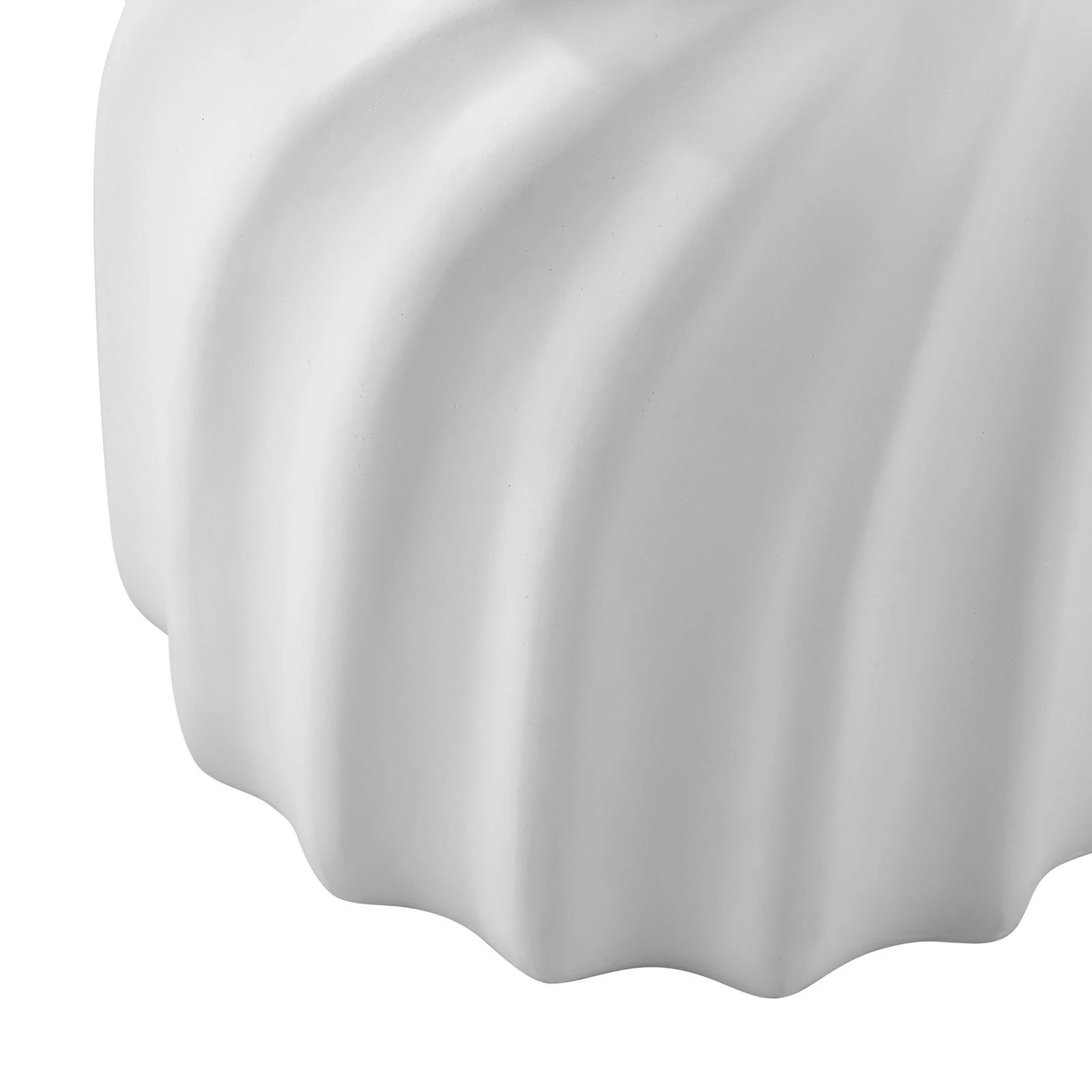 6 Oikiture Coffee Side Table Bedside End Stool Stand Stone Indoor Outdoor
 - White, 6 of 8