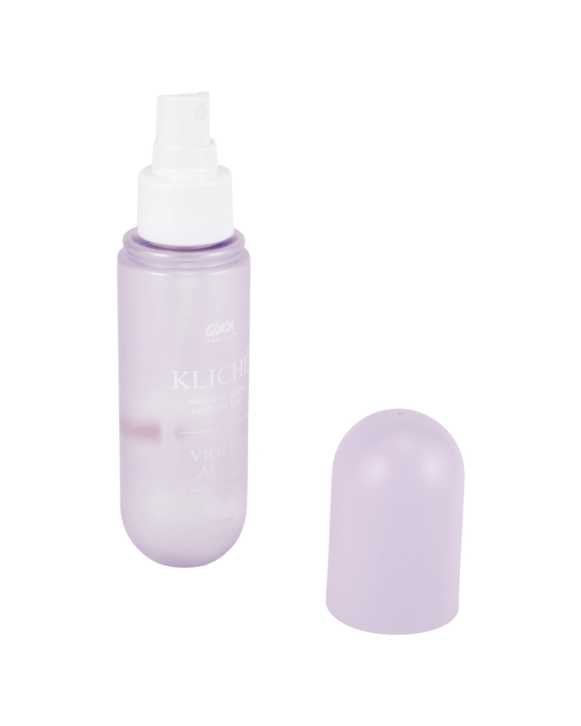 2 OXX Fragrance Kliche Violet Aura Hair and Body Perfume Mist 100ml - Violet, Tuberose and Musk, 2 of 4