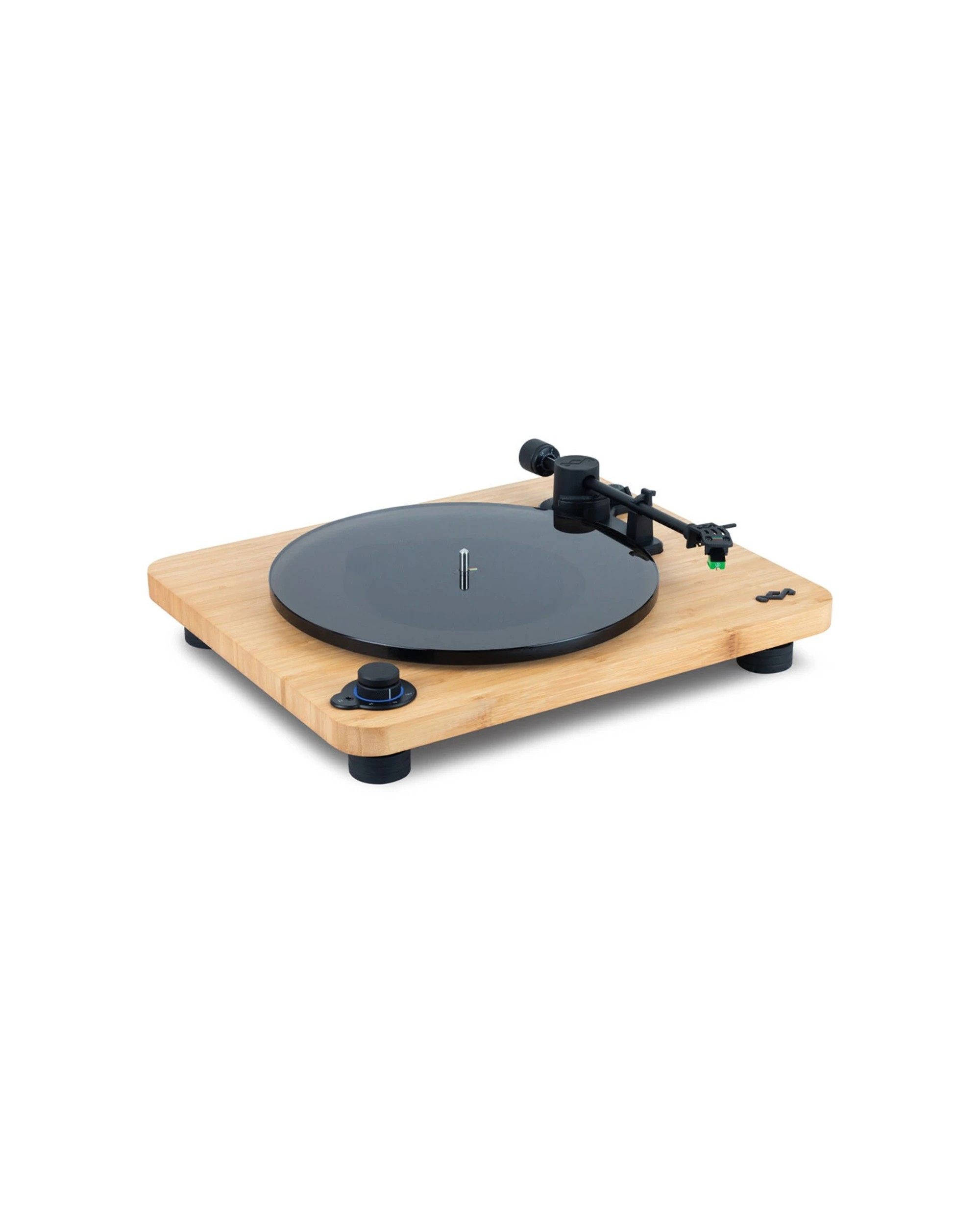 1 House Of Marley Stir It Up Lux Wireless Vinyl Records Bamboo Turntable - Natural, 1 of 4
