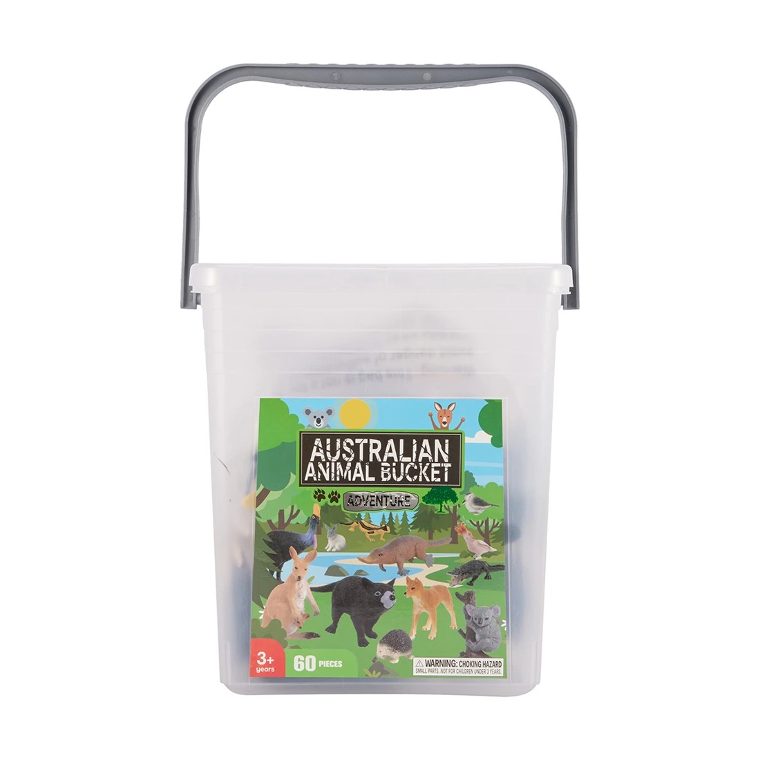 1 60 Piece Australian Animal Bucket Playset, 1 of 8