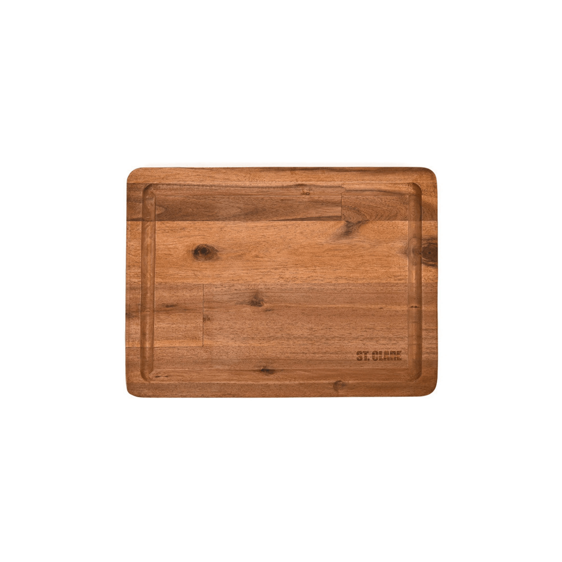 3 Classica St Clare Acacia Reversible Cutting Board 40x30x3.8cm Juice Curve
 - Plain, 3 of 5