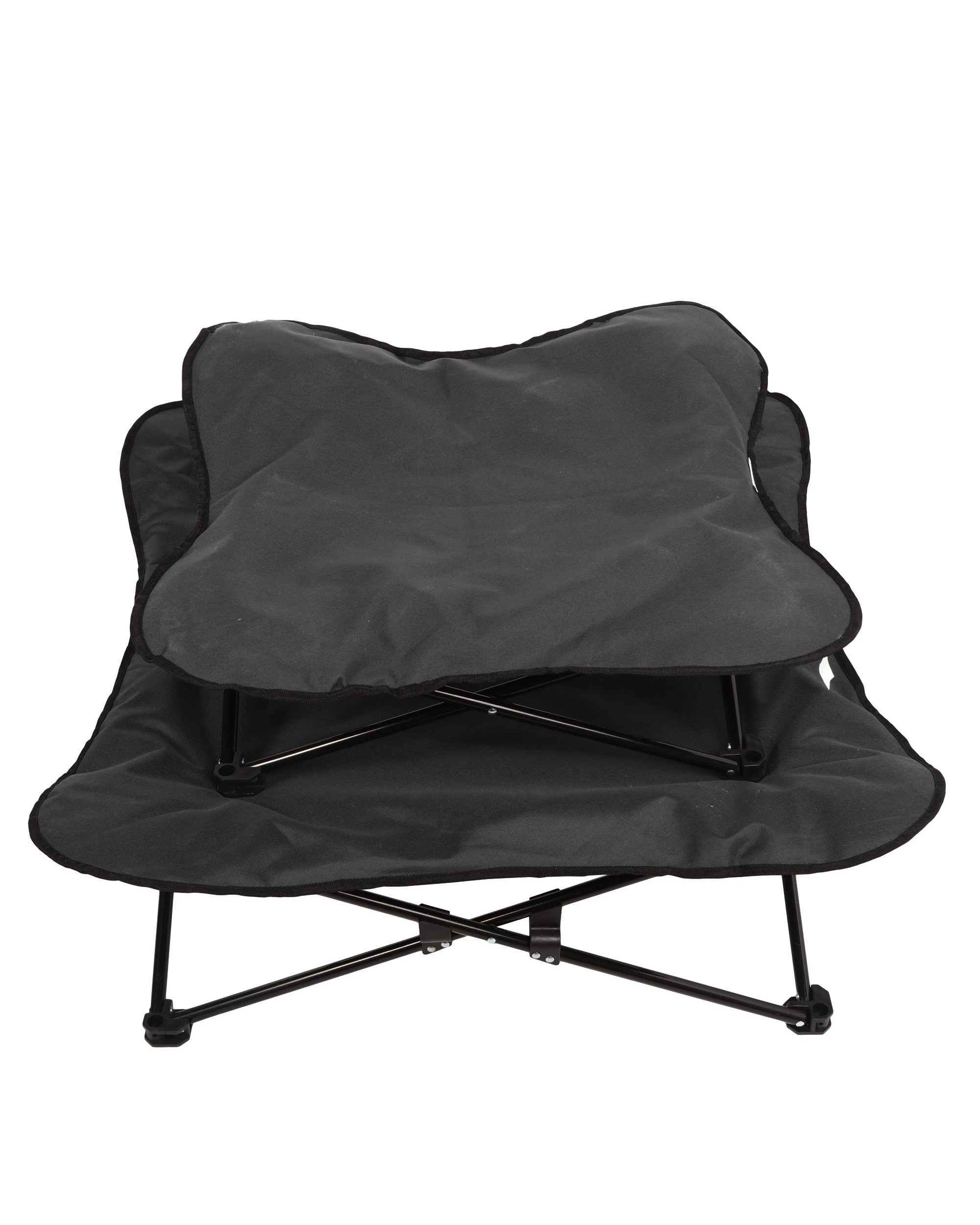 6 Charlie's Butterfly Foldable Outdoor Camping Dog Bed Medium - Black, 6 of 9