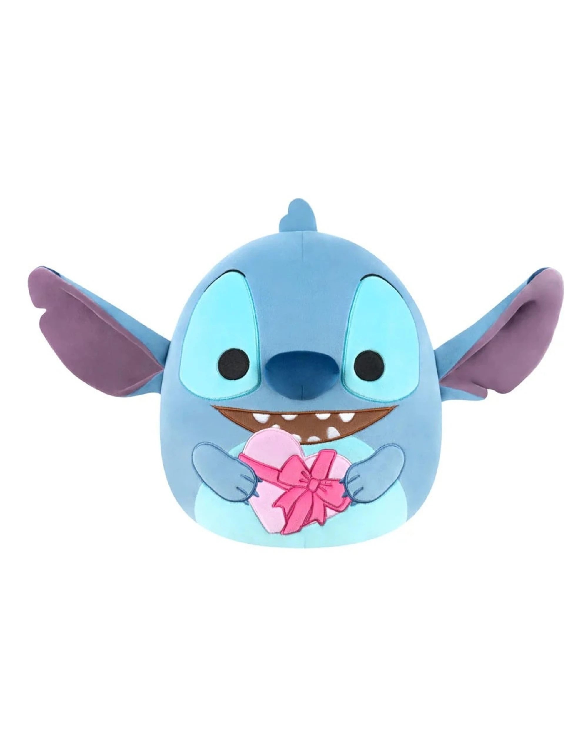 1 Squishmallows Disney Lilo and Stitch Stitch with Heart 8 inch Valentines Plush, 1 of 5
