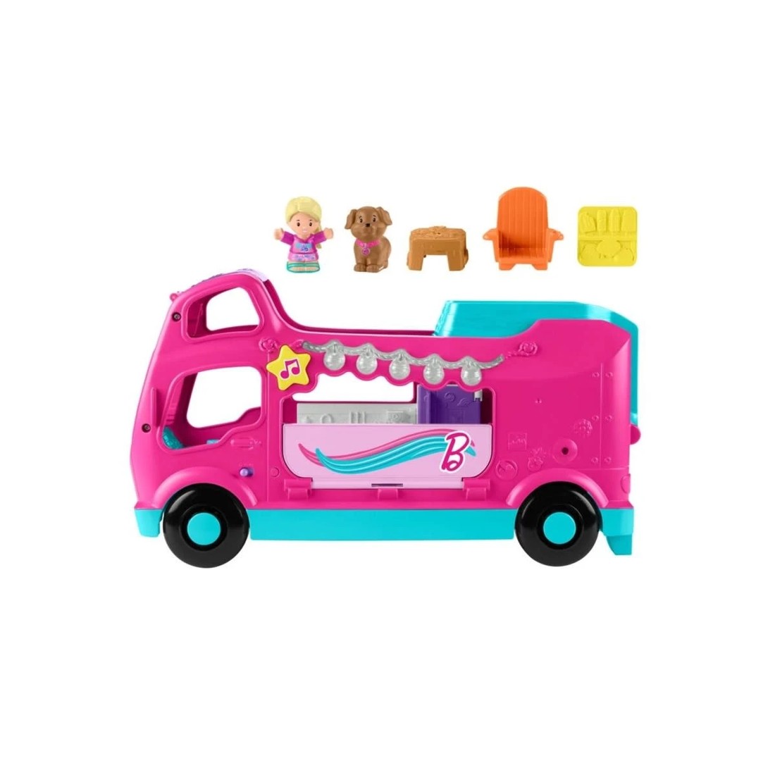 2 Fisher-Price Barbie Little People Little Dream Camper Playset, 2 of 7
