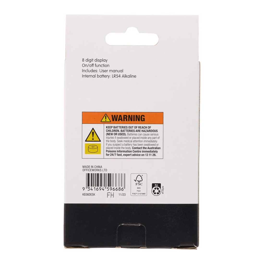 3 Keji Desktop Calculator Black, 3 of 3