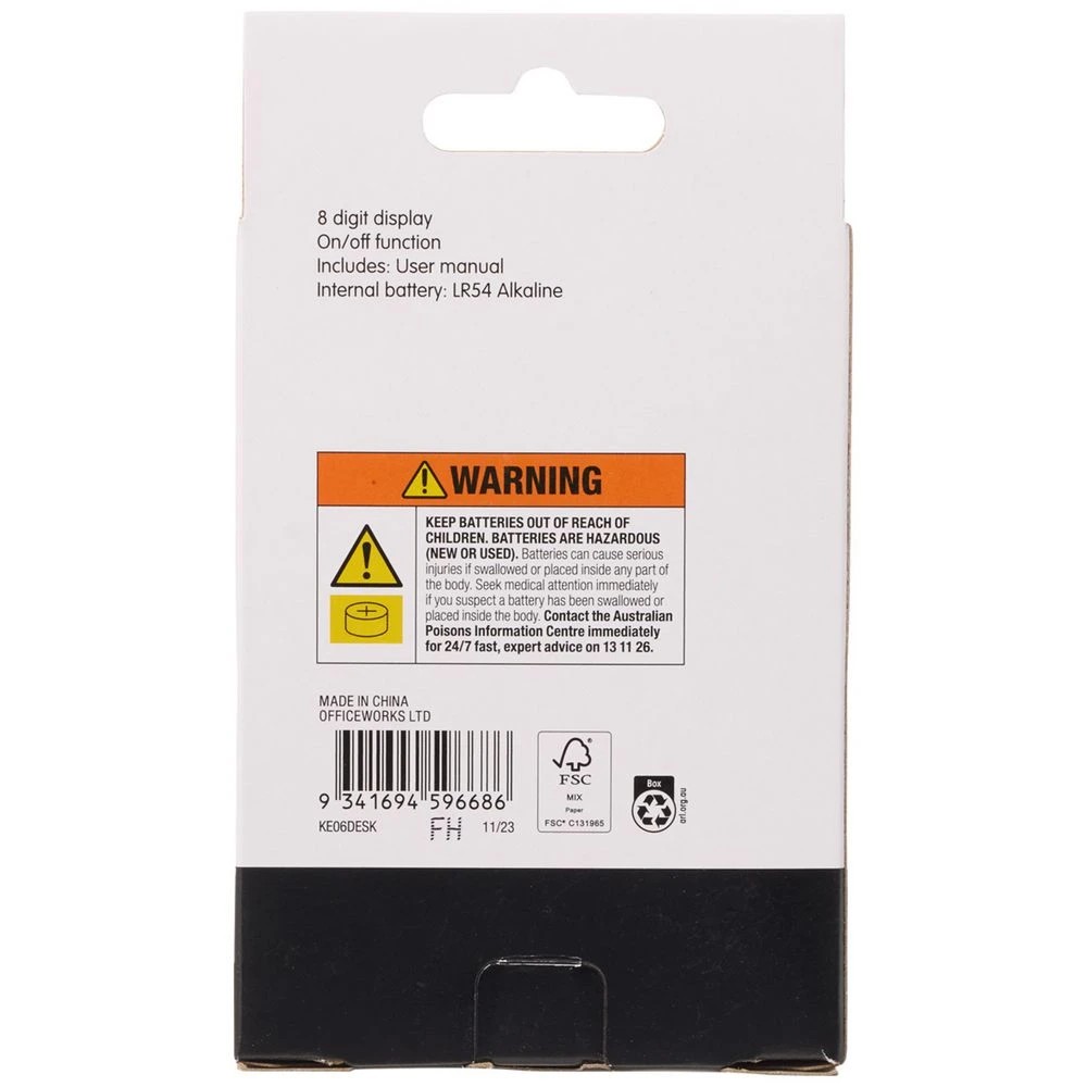 3 Keji Desktop Calculator Black, 3 of 3