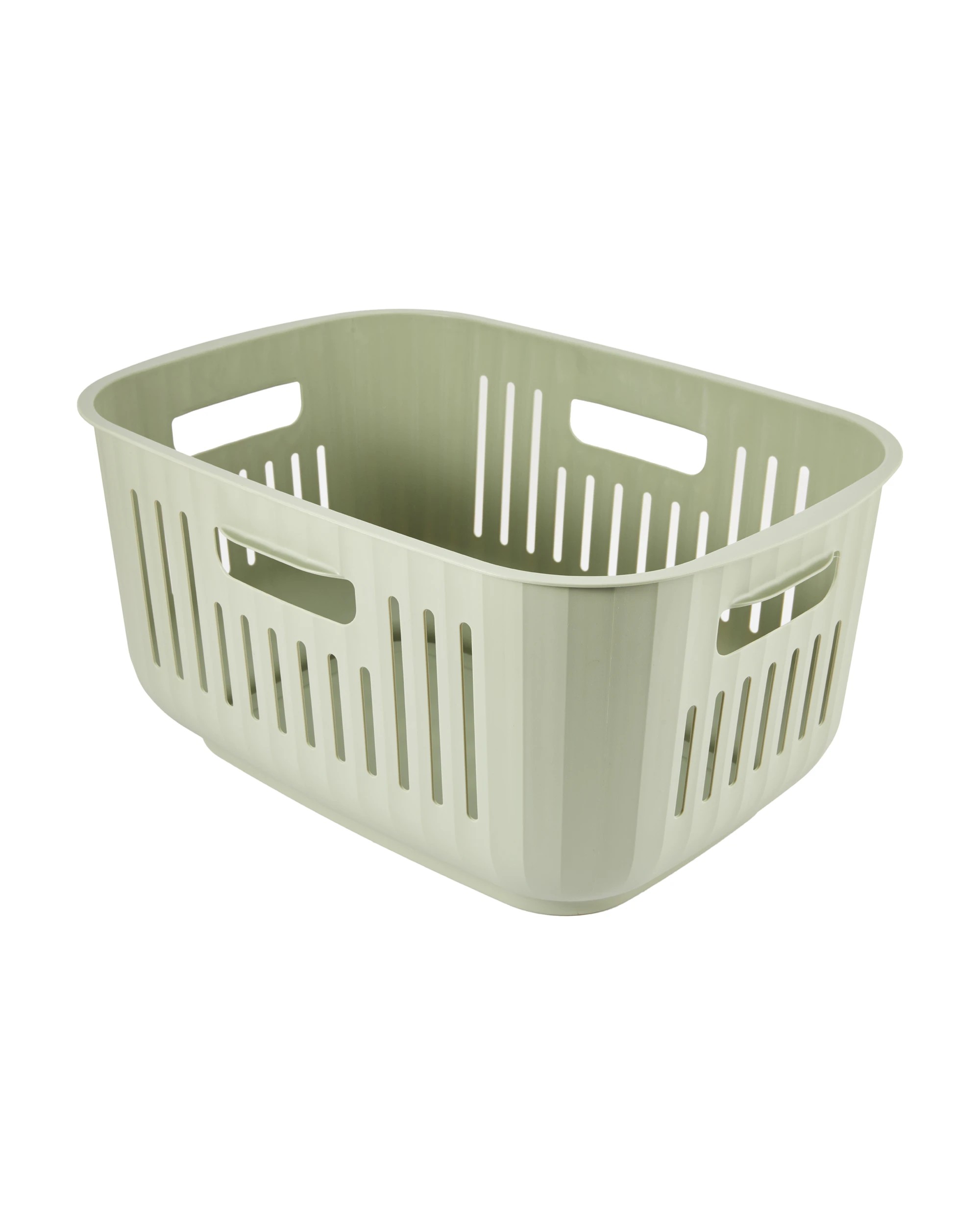 1 50L Nordic Laundry Basket - Green, 1 of 5