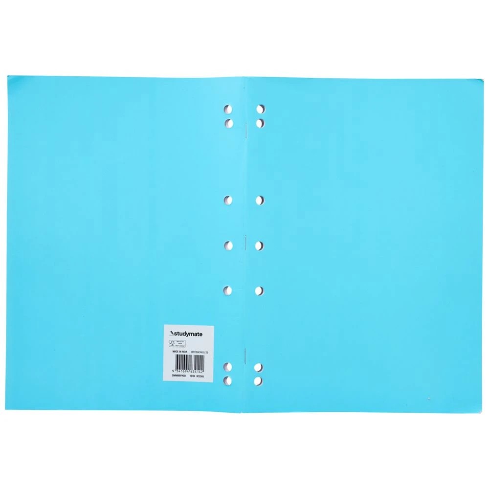 3 Studymate A4 Exercise Book Recycled Pastel Blue 96 Page, 3 of 3
