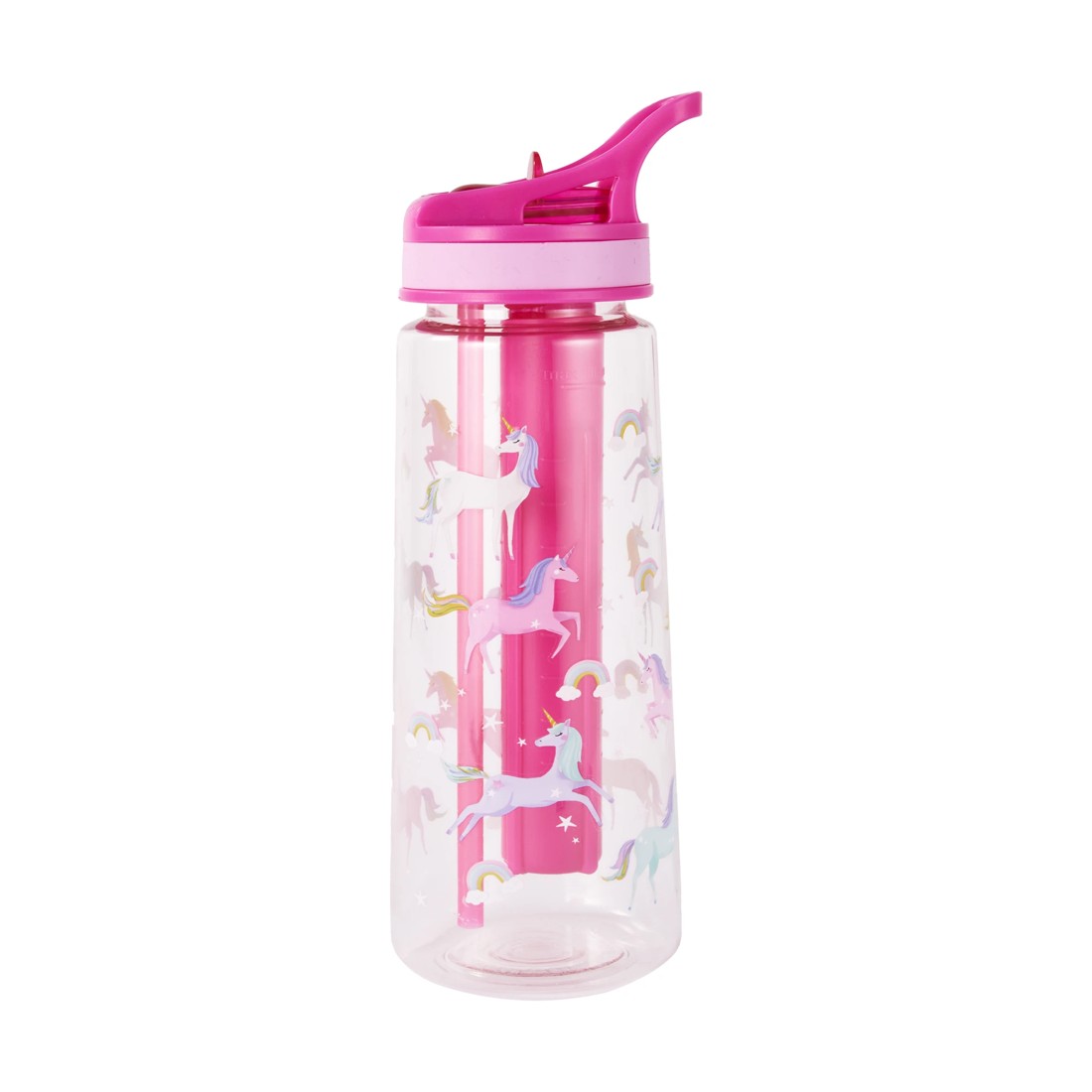 3 650ml Pink Unicorn Flared Drink Bottle, 3 of 8