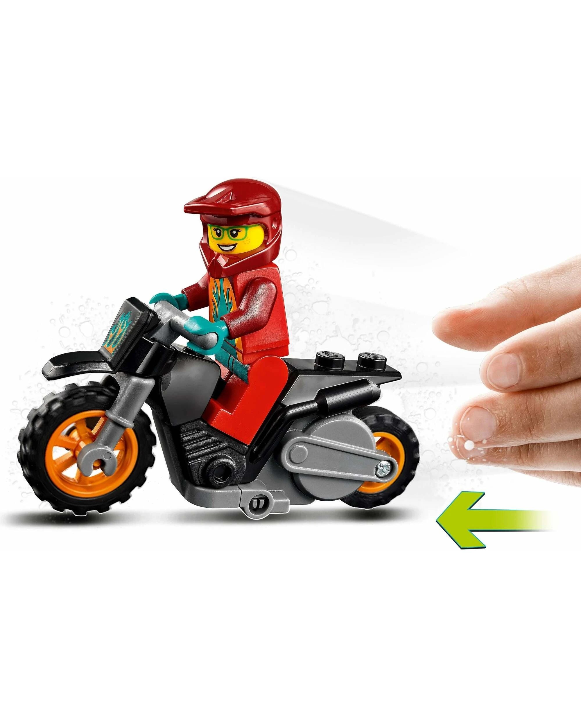 5 LEGO 60311 Fire Stunt Bike: Freya McCloud & Motorcycle Toy, 5 of 5