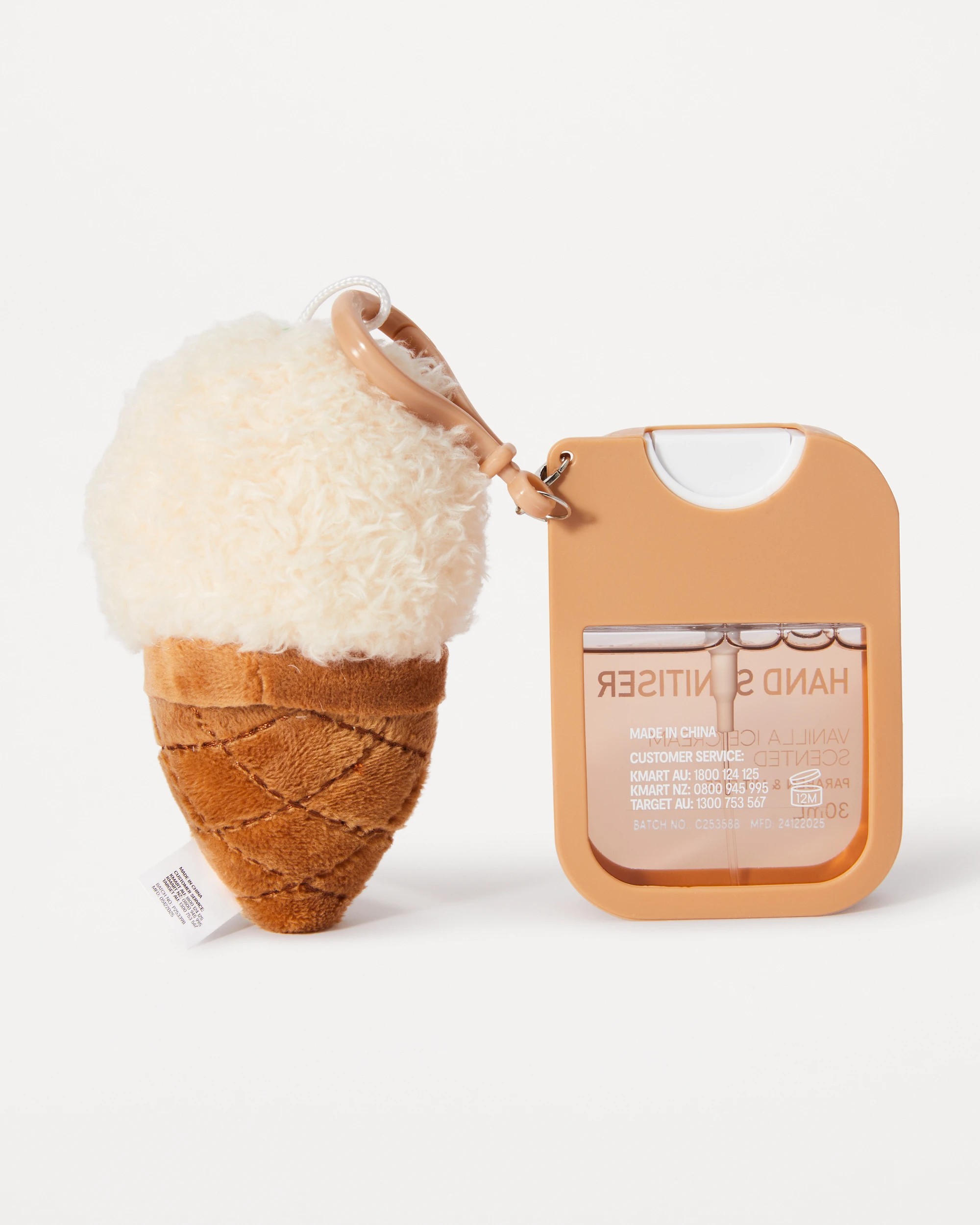 3 OXX Bodycare Hand Sanitiser with Decoration 30ml - Vanilla Ice Cream Scented, 3 of 6