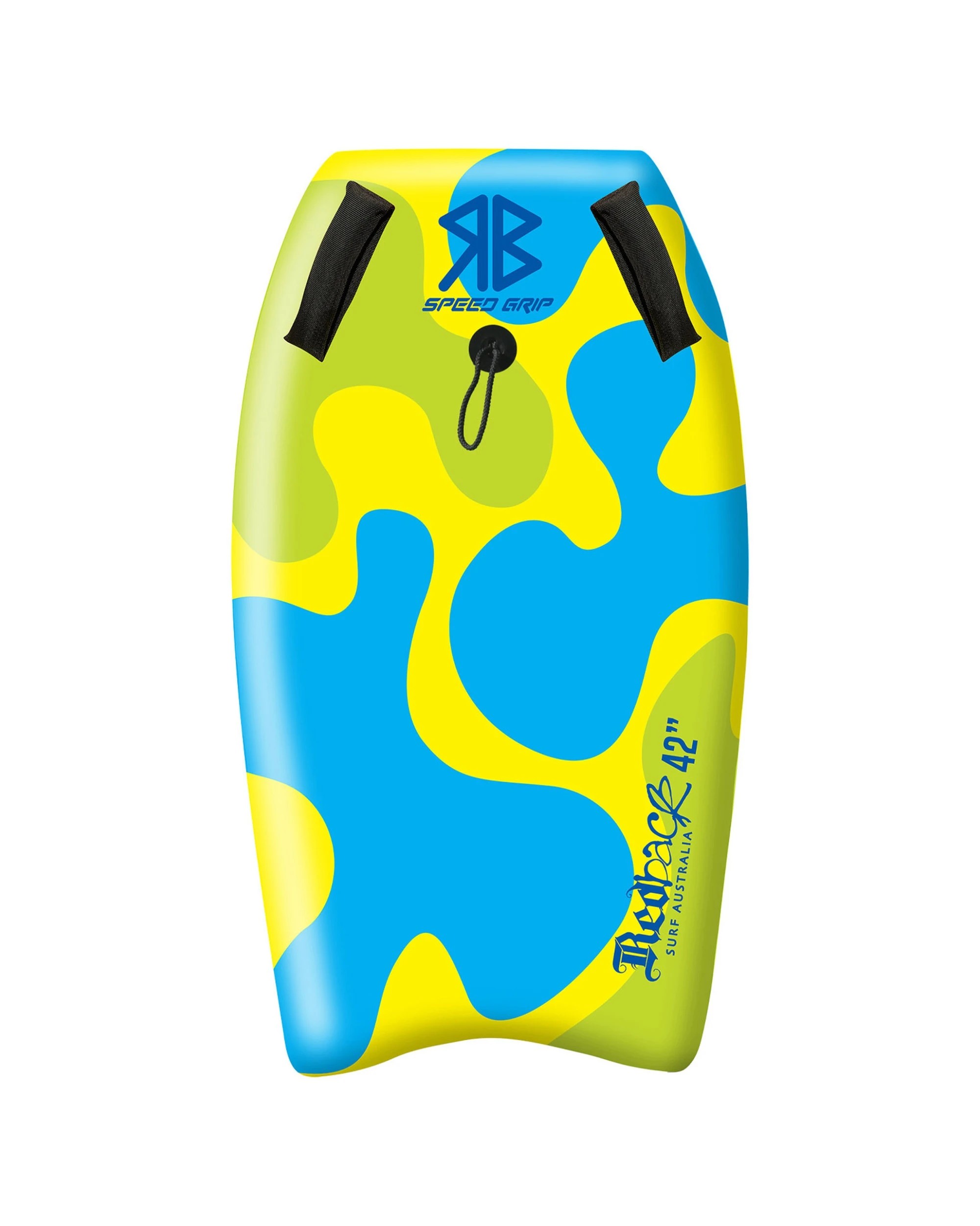 1 Redback Speed Grip 42" Bodyboard w/ Soft Padded Grip - Yellow, 1 of 1