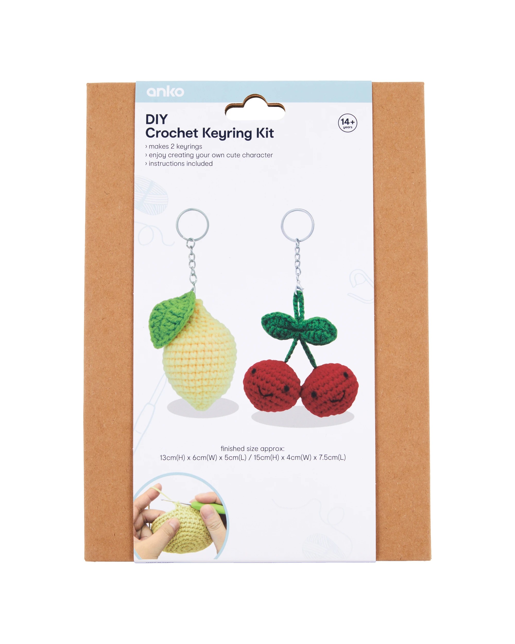 1 DIY Crochet Keyring Kit, 1 of 3