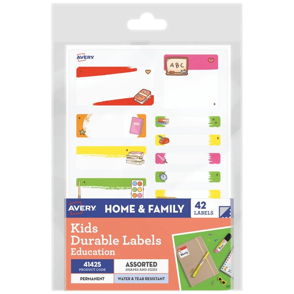 1 Avery Durable Labels Education 42 Pack, 1 of 1