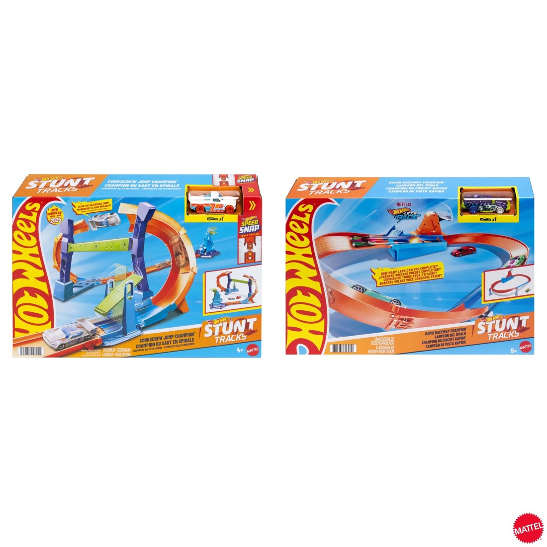 1 Hot Wheels Stunt Tracks Playset - Assorted, 1 of 8