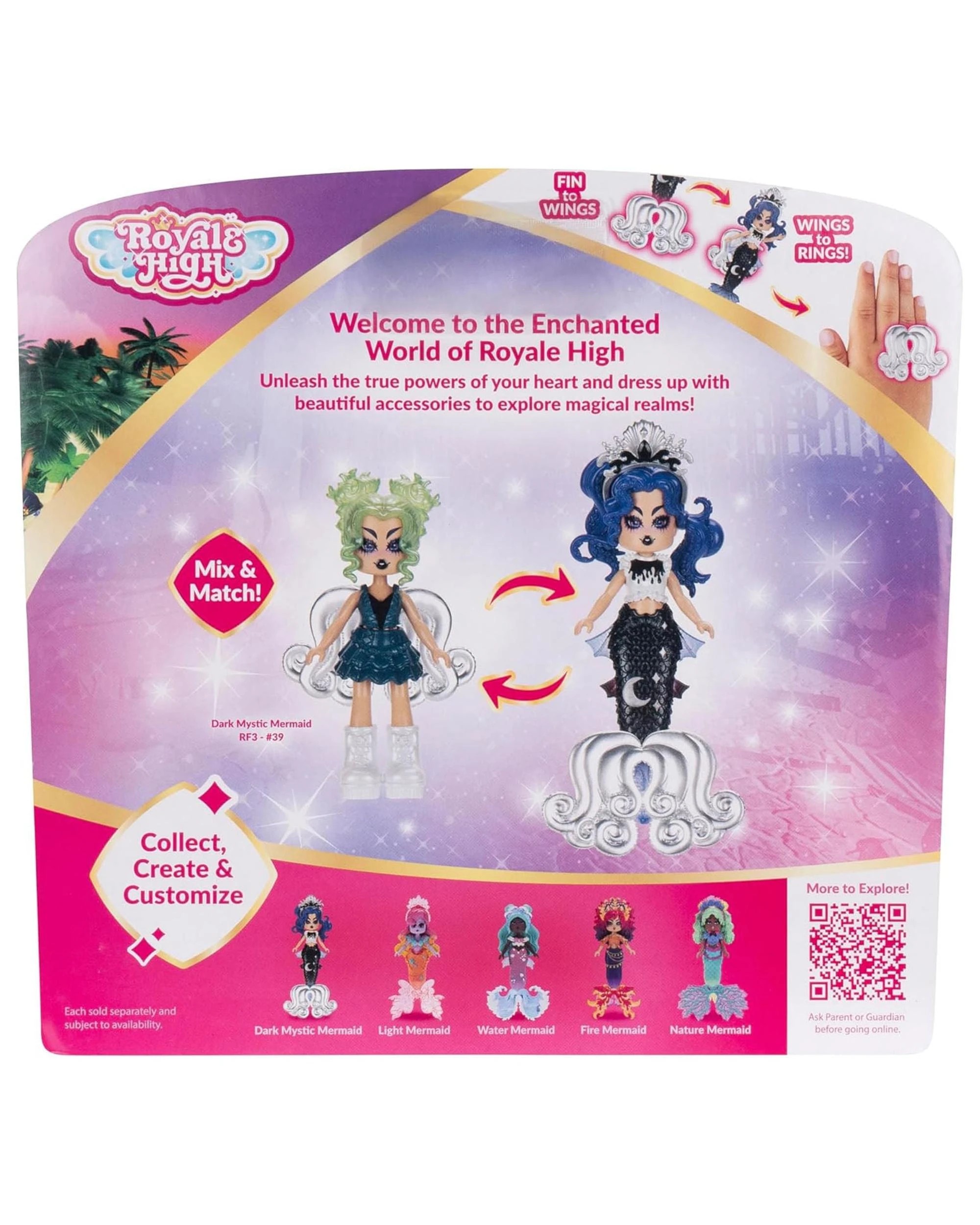 5 Royale High Dark Mystic Mermaid S3 Deluxe Core Figure, 5 of 8