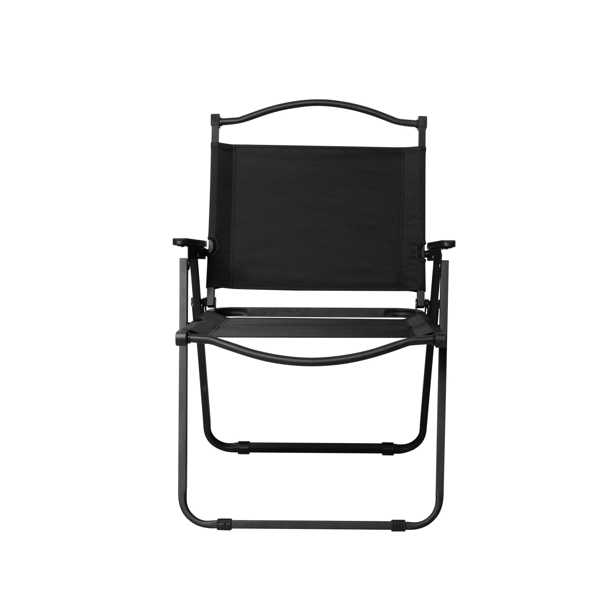2 Levede Camping Chair Folding Outdoor Portable Foldable Fishing Beach Picnic - Black, 2 of 7