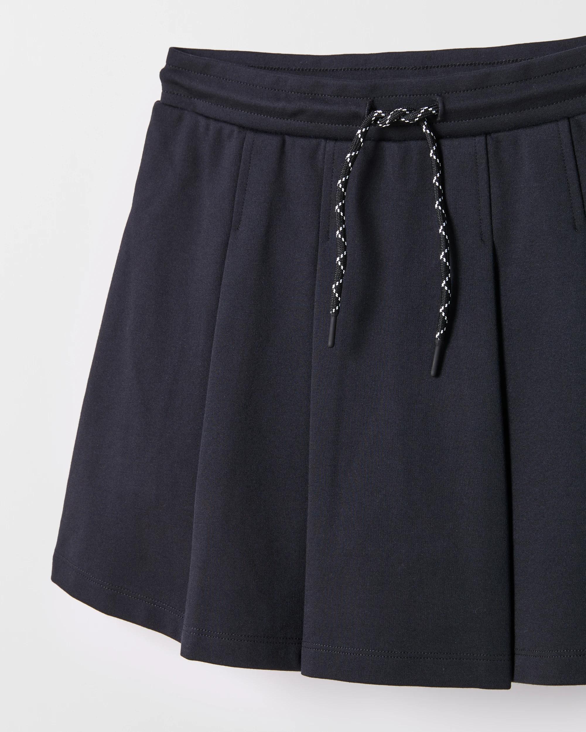 2 Target Kids Fleece Pleat Mini Skort BLACK, 2 of 2