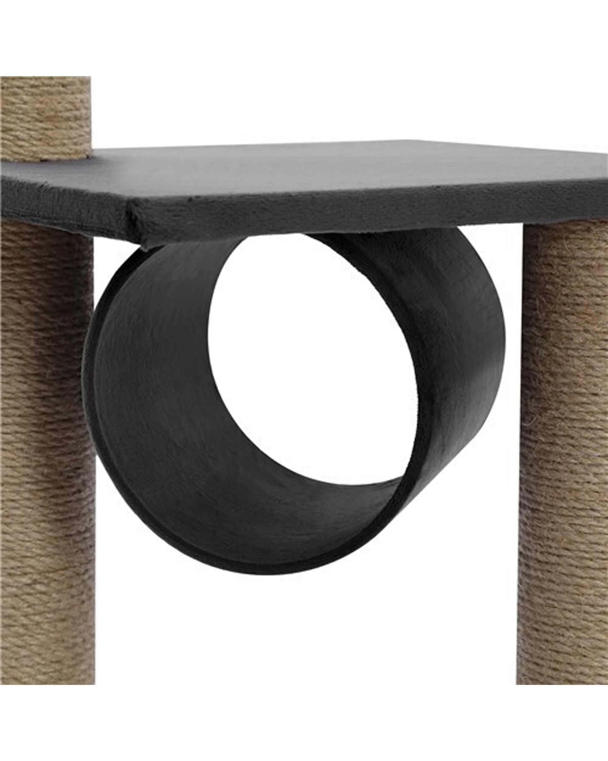 6 Paws And Claws Catsby Elsternwick Cat Tree Scratcher 30x30x65cm - Charcoal, 6 of 7
