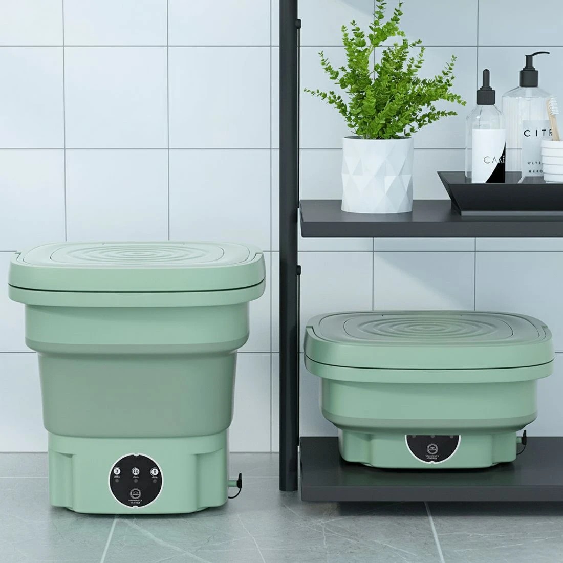 5 Devanti Portable Washing Machine 8L Green - Green, 5 of 6