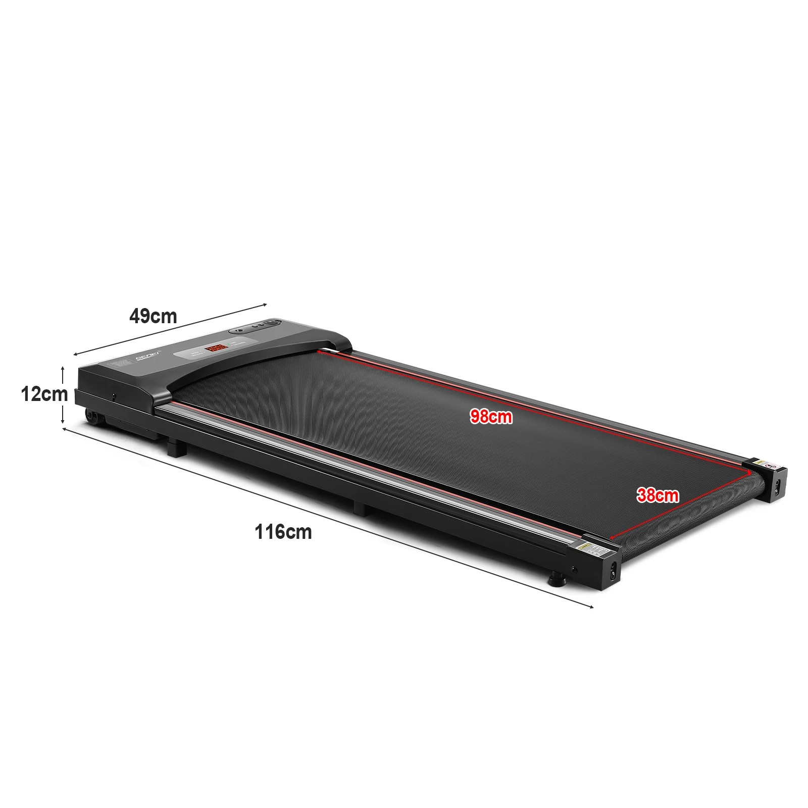 4 Genki 2HP 3in1 Treadmill 380MM, 4 of 5