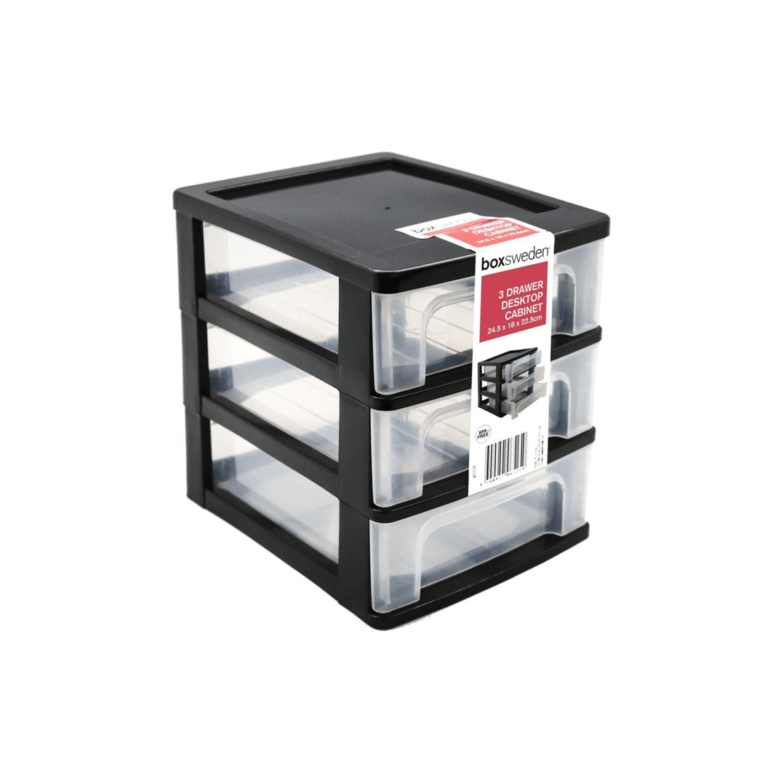 1 Boxsweden Desktop Drawer 3 Drawers 24.5cm X 18cm X 22.5cm Office Storage
 - multi, 1 of 5