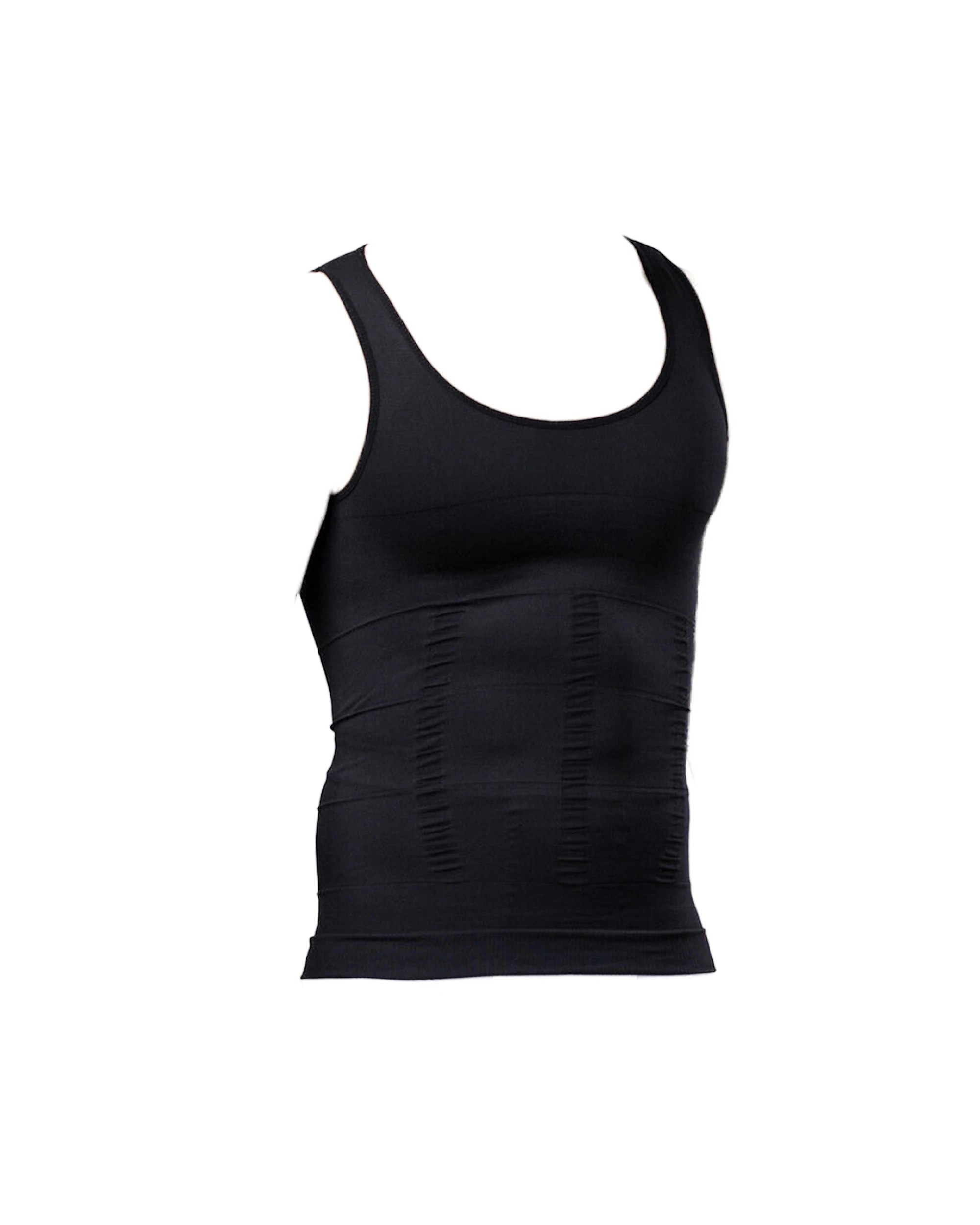 1 Bodyassist Compression Slimming Body Vest Core Support Unisex XXL - White