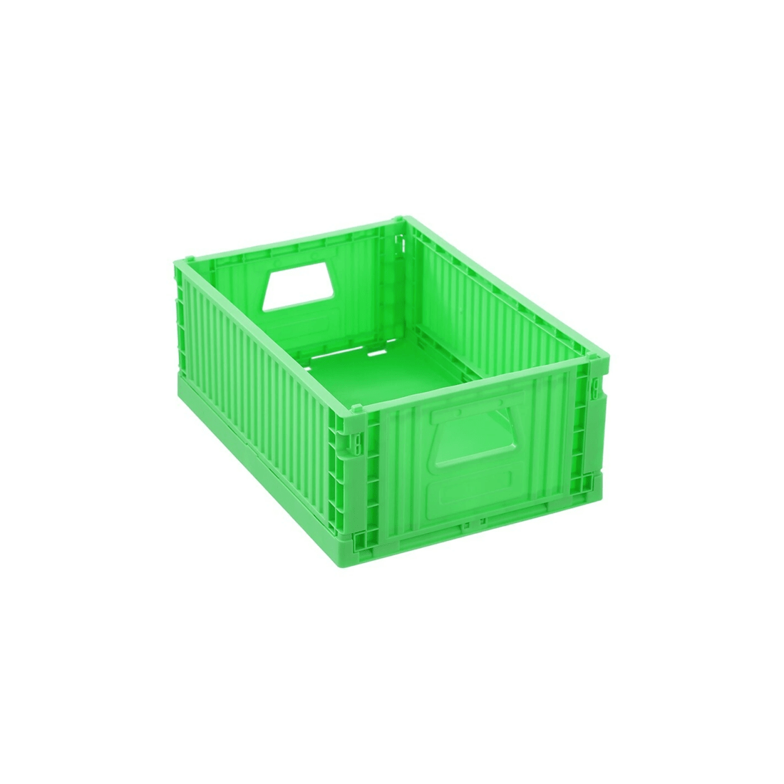 4 Boxsweden 6x Foldaway Crate Storage 29x21x11.5cm Collapsible Design Stackable
 - multi, 4 of 9