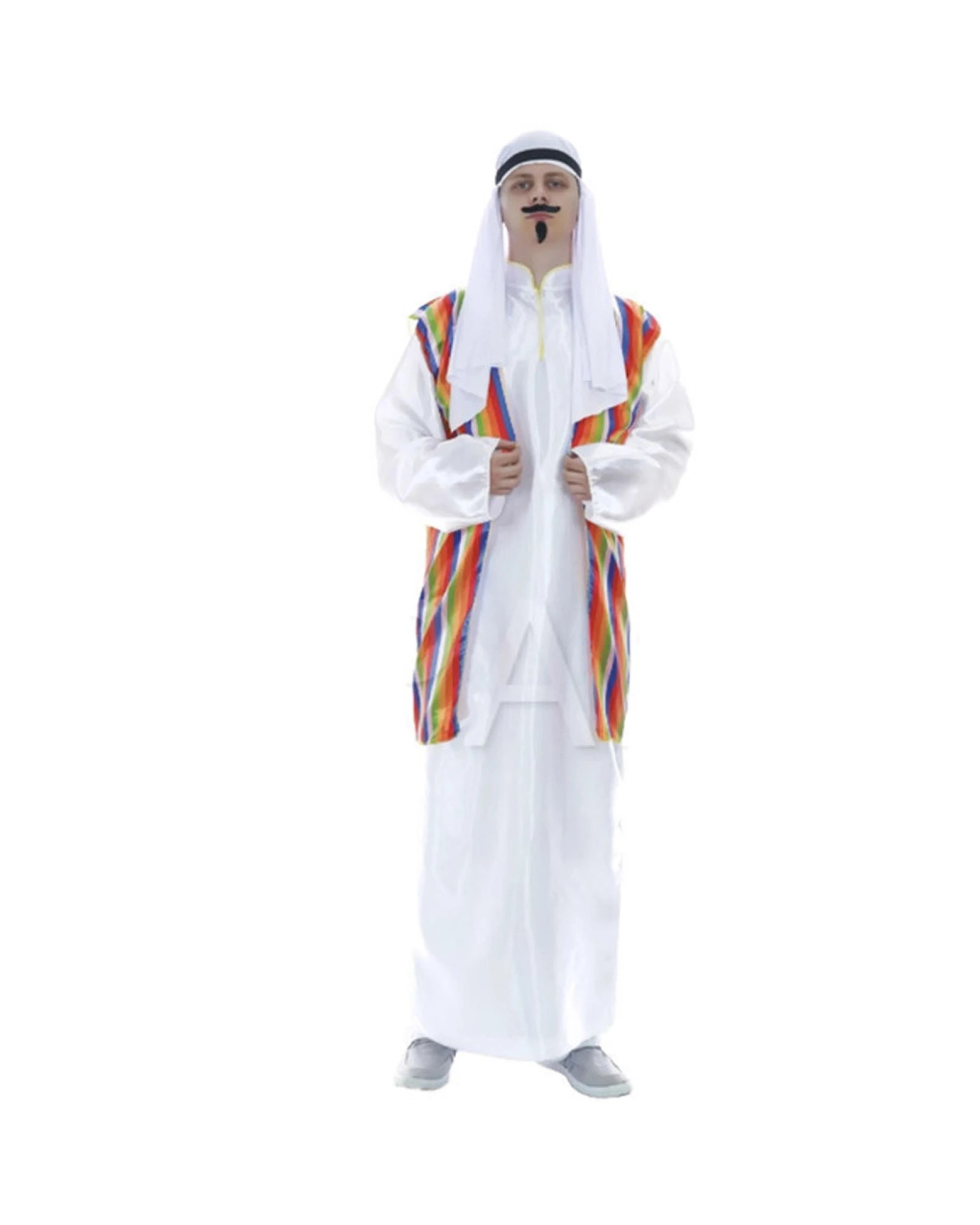 1 BR Costumes Arabian Man Costume for Middle Eastern Themed Parties, 1 of 1