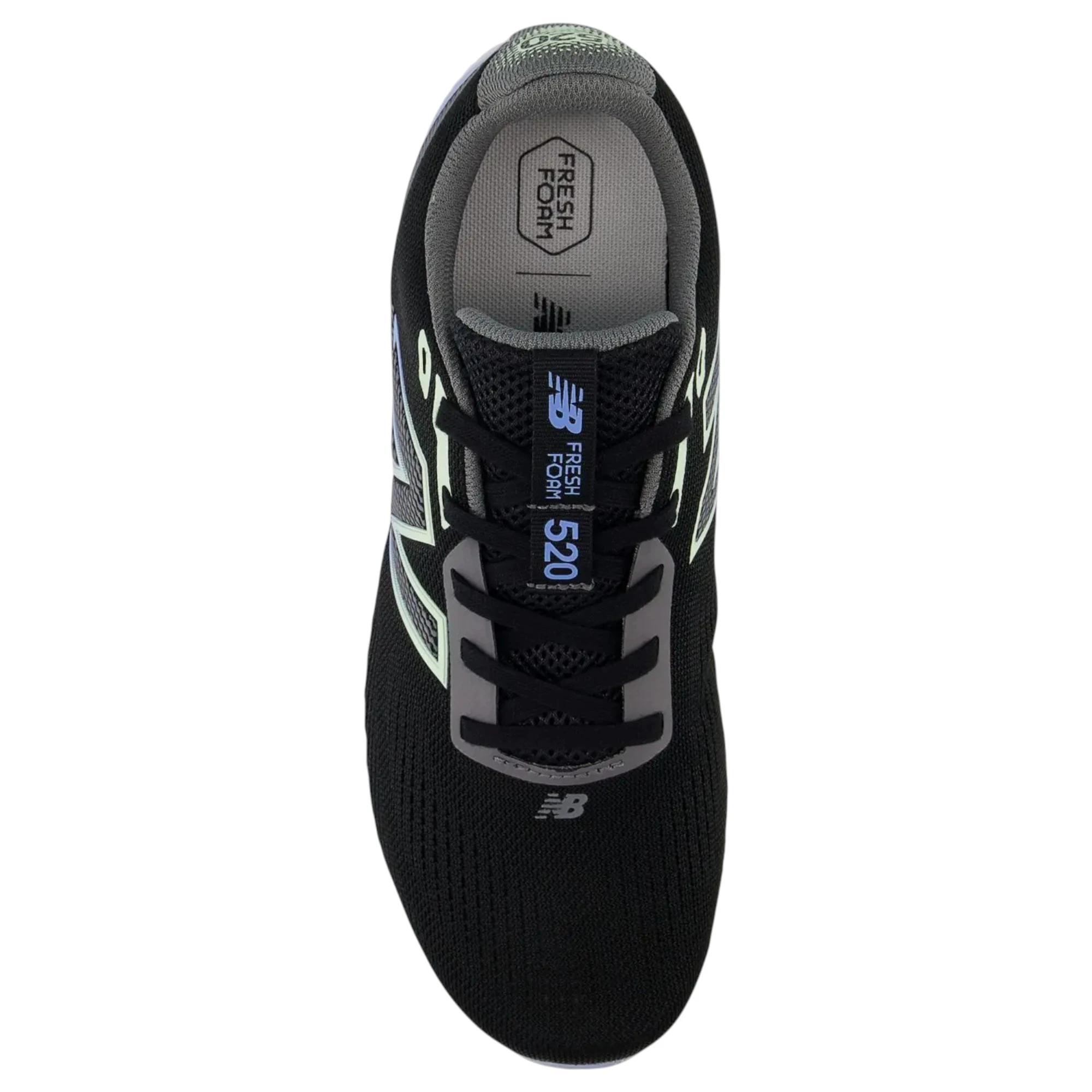 3 New Balance Womens Fresh Foam 520 v9 Black/ White Athletic Running Shoes BLACK/WHITE, 3 of 3