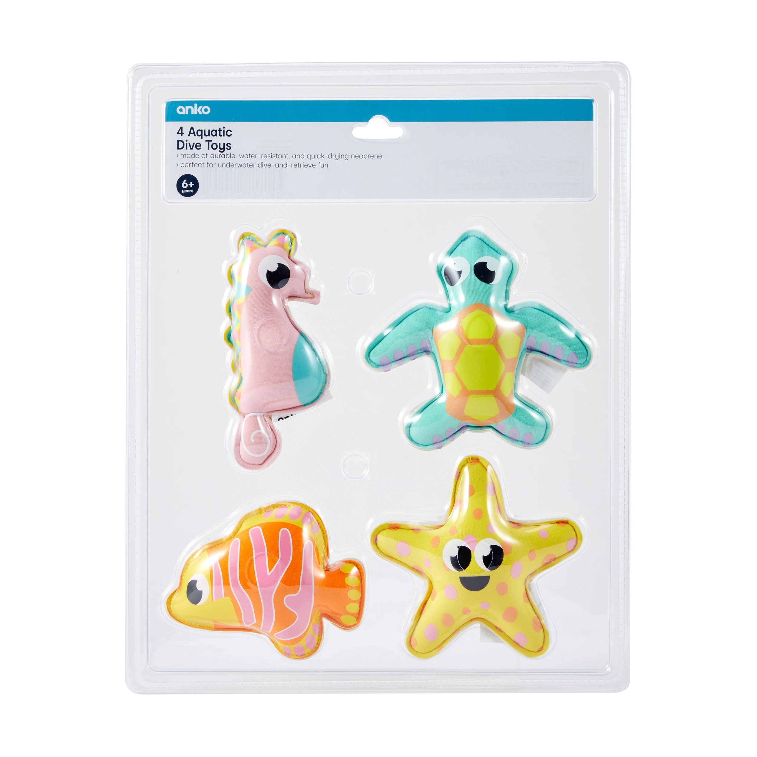 1 4 Pack Aquatic Dive Toys, 1 of 7