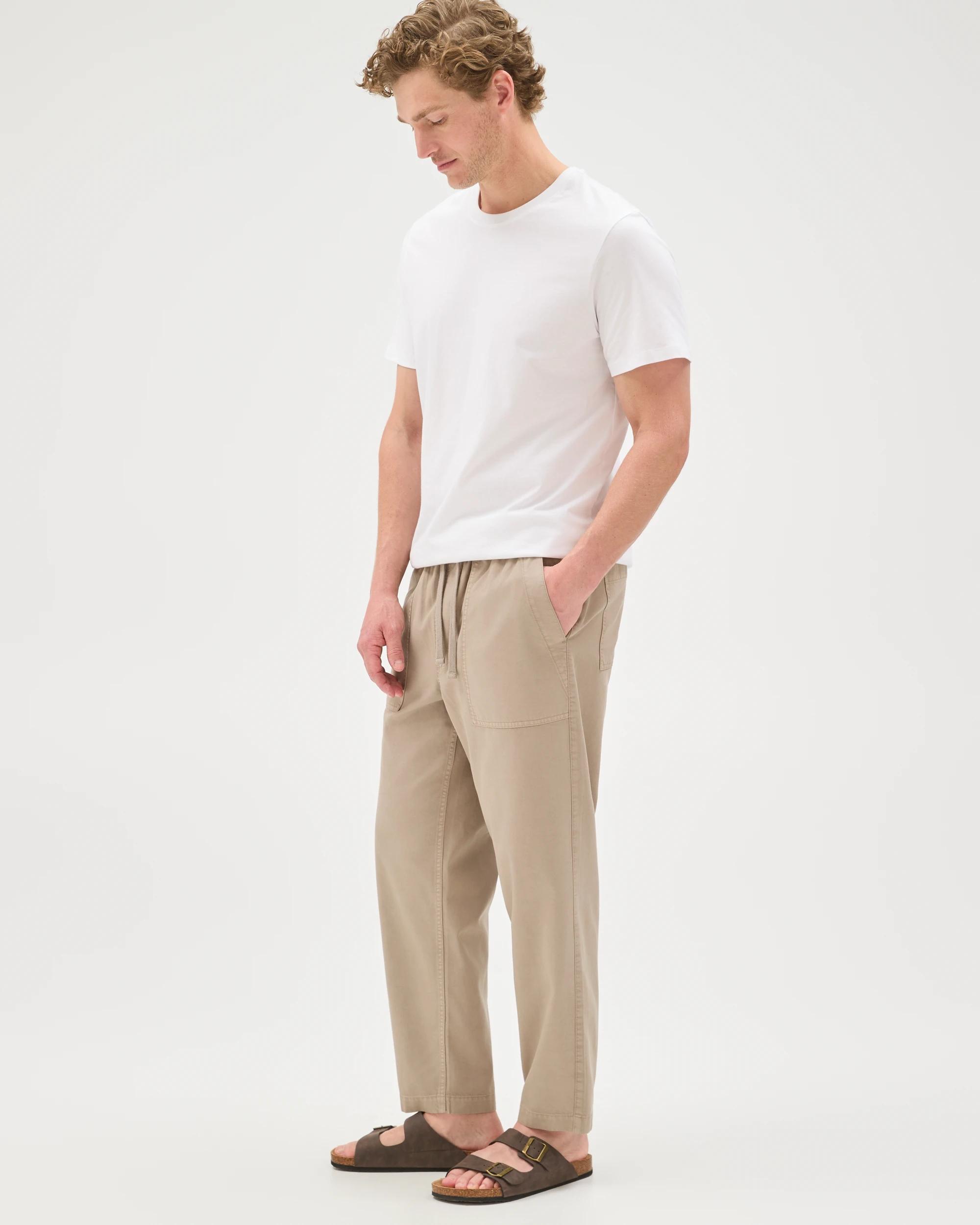 3 Target Man Elastic Waist Beach Pants ELEPHANT SKIN, 3 of 7