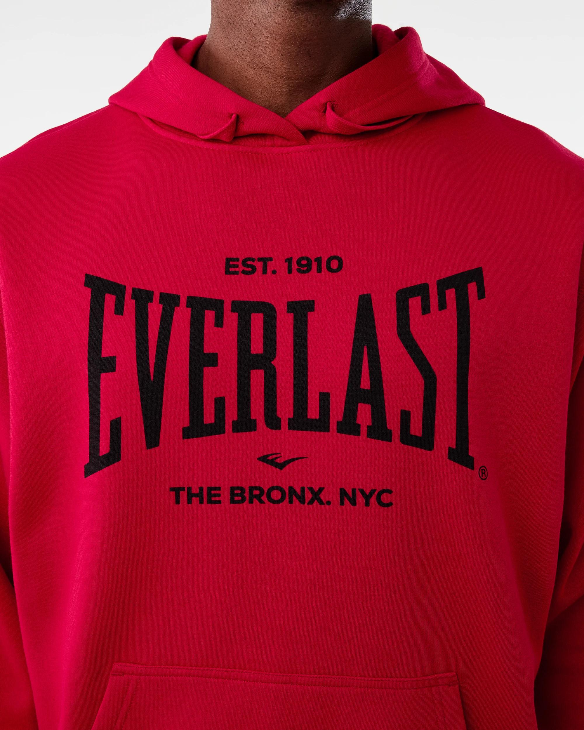 6 Everlast Mens Bronx Hoodie Team Red, 6 of 8