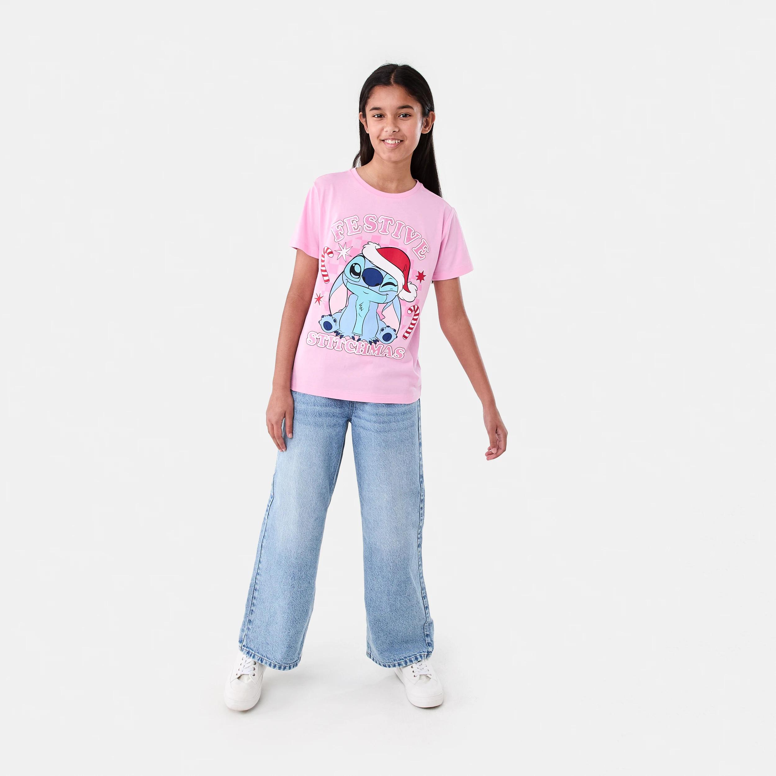5 Disney Lilo & Stitch License Christmas T-shirt LILO AND STITCH XMAS, 5 of 6