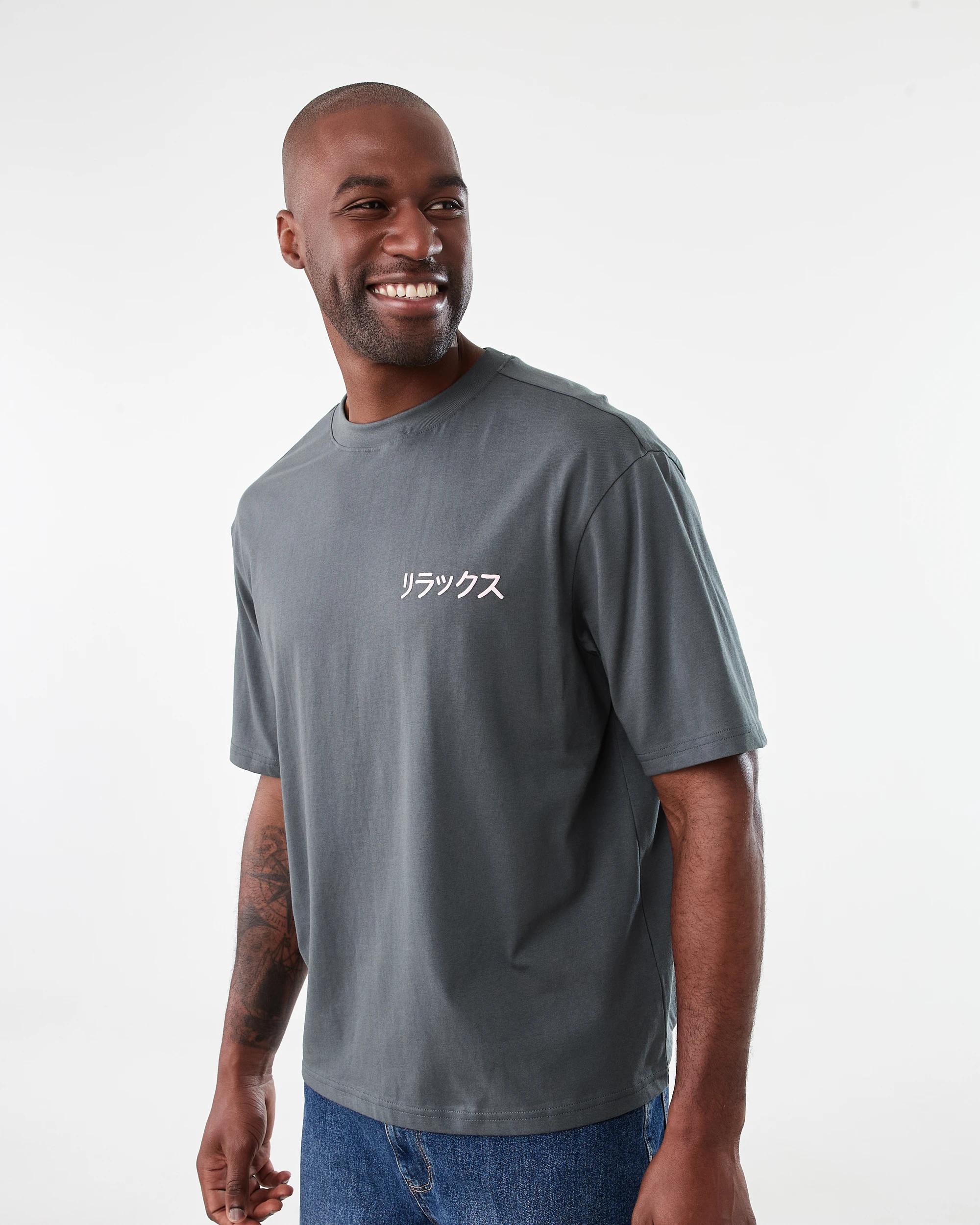 3 Boxy Print T-shirt Gry Wkndme, 3 of 8