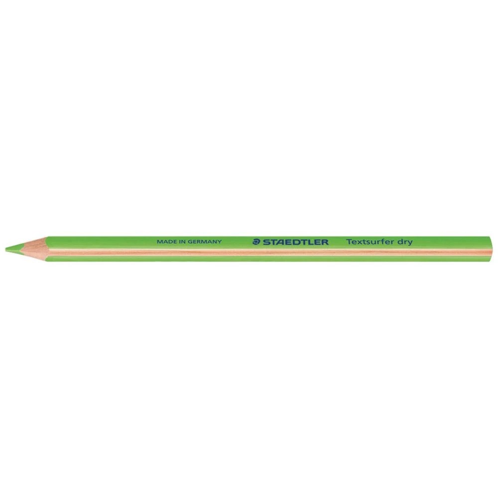 1 Staedtler Textsurfer Dry Highlighter Pencil Green, 1 of 4