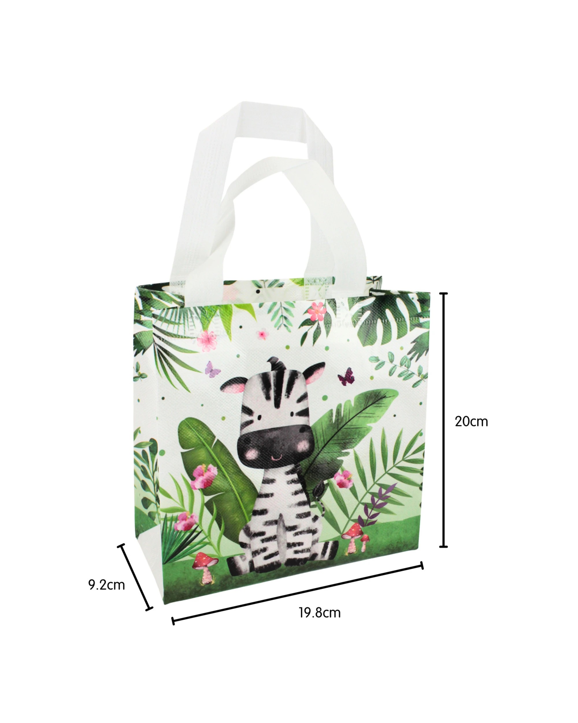 2 Party Maker Jungle Animals Party Tote Bags Pack of 12 - Multi, 2 of 3