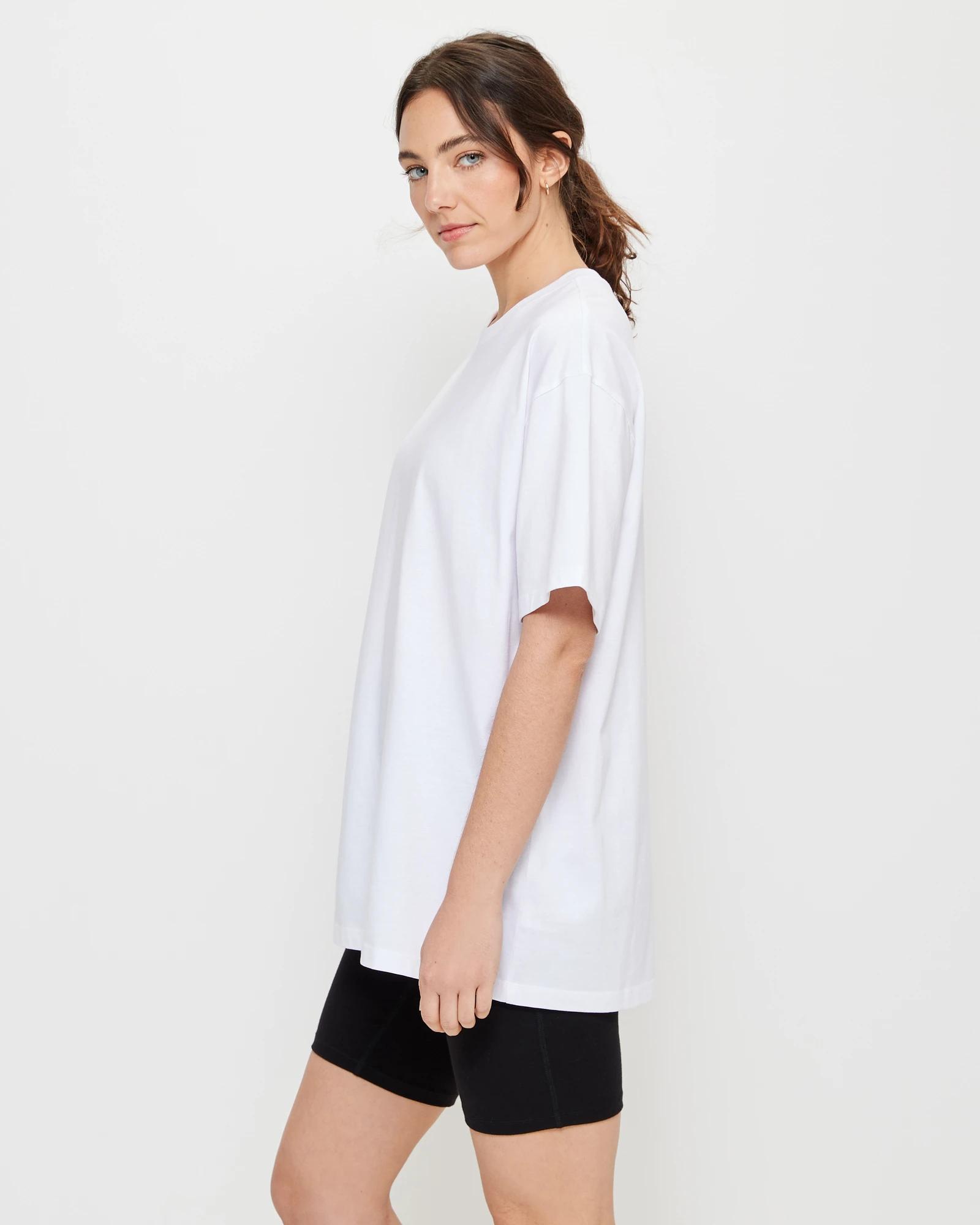 3 Target Active Oversized Jersey T-shirt WHITE, 3 of 6