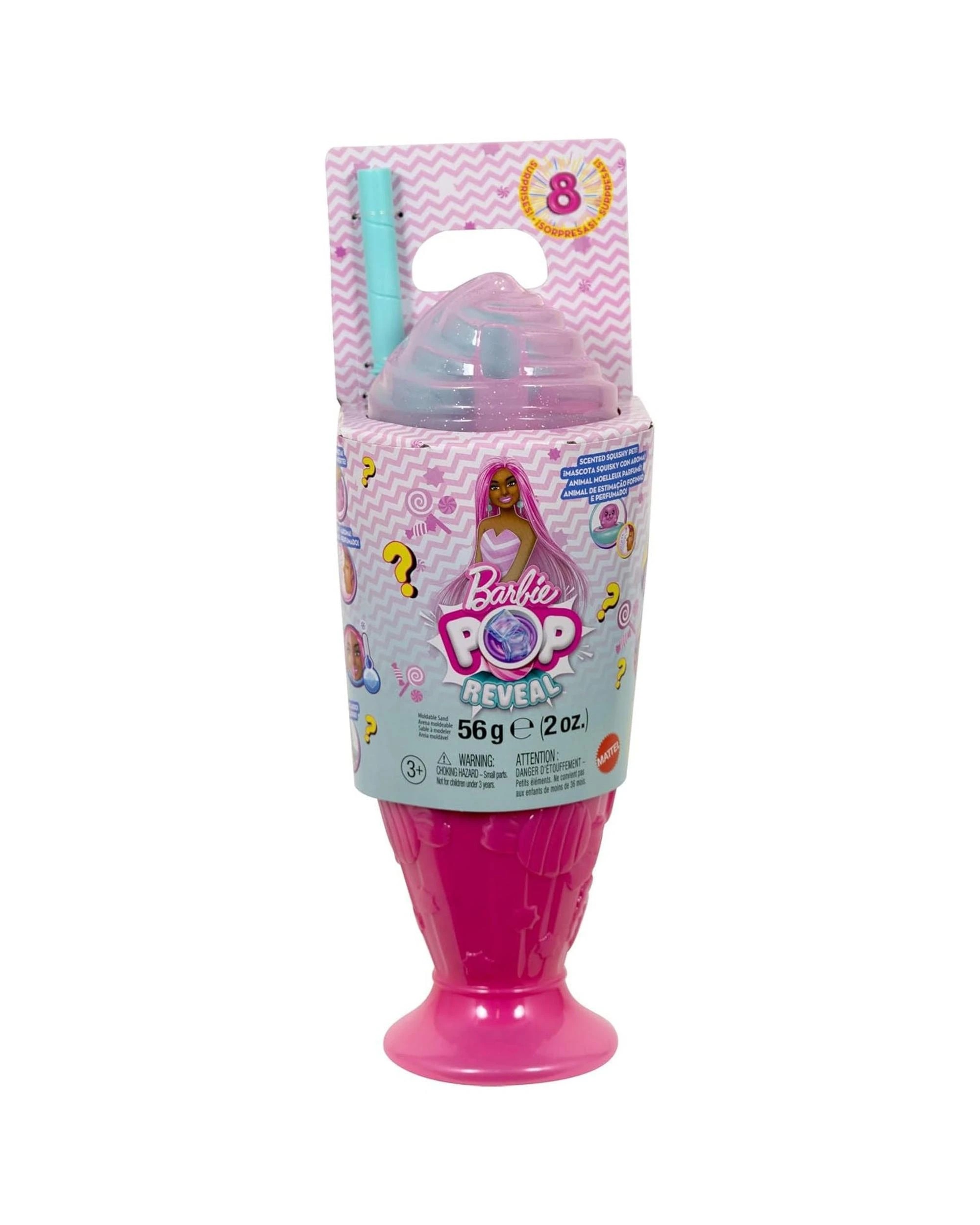 2 Barbie Pop Reveal Treat Shakes Series Pink Sweet Swirl, 2 of 5