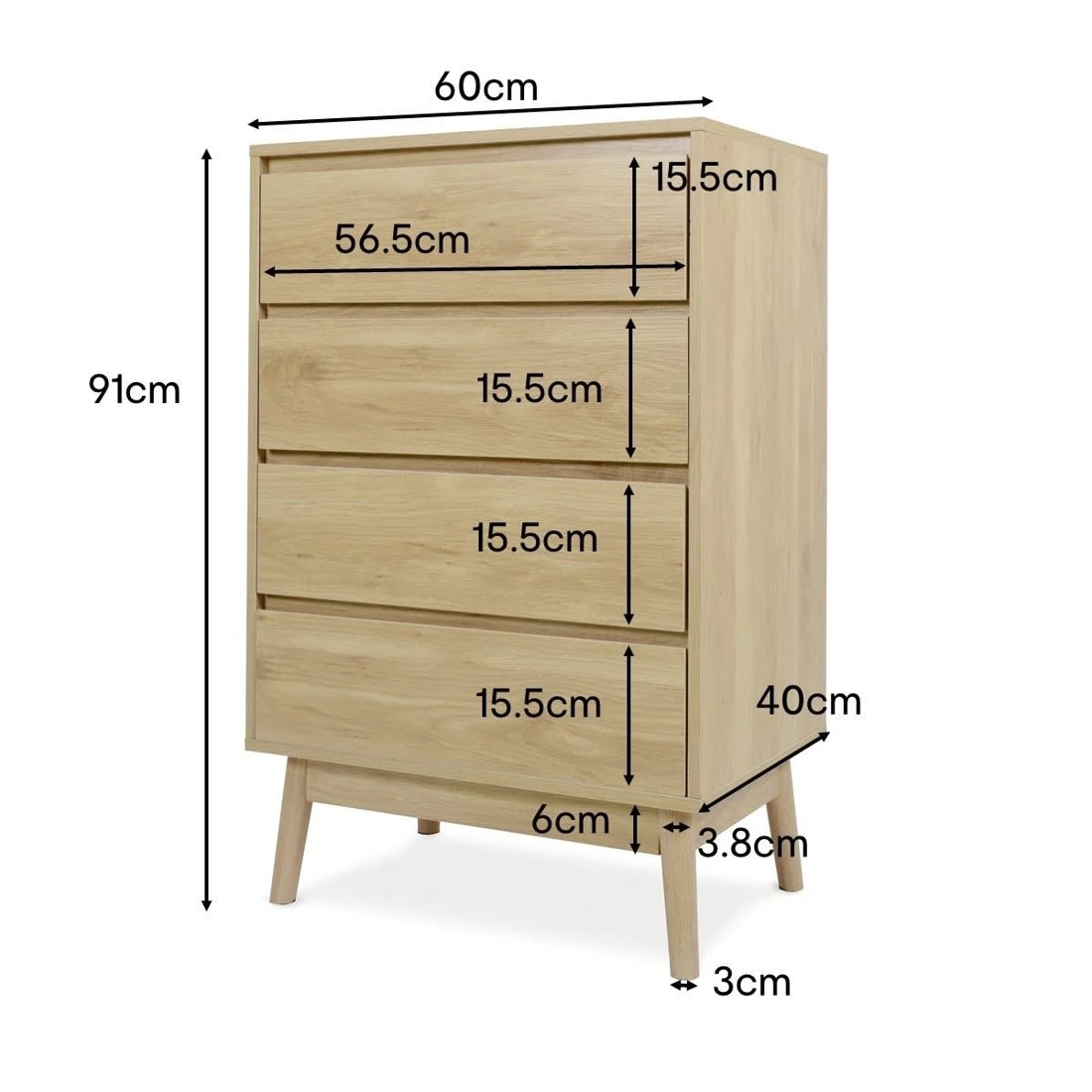 10 Thorne 4 Drawer Chest, 10 of 10