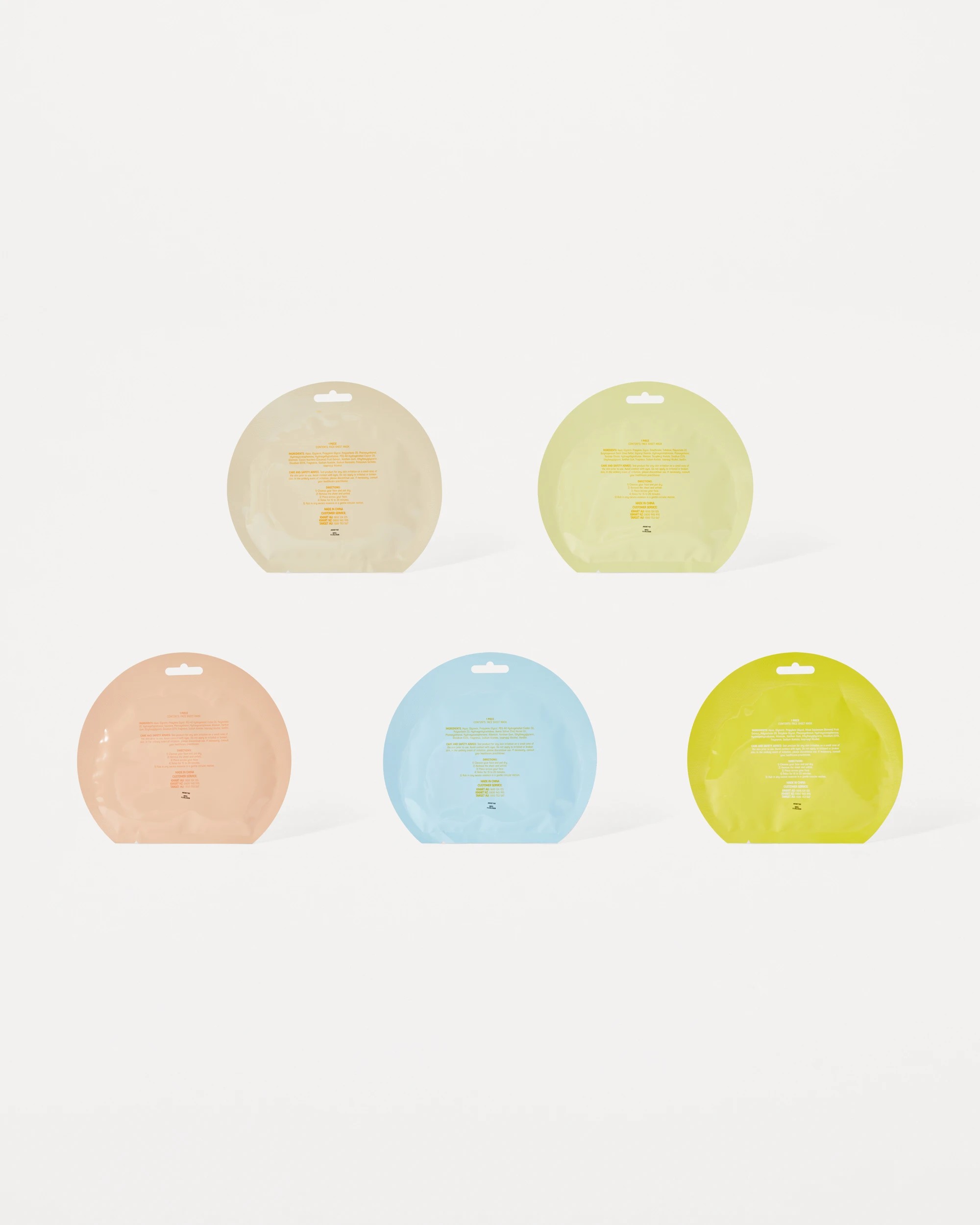 3 OXX Beauty 5 Piece Sweet Treats Face Sheet Masks, 3 of 4