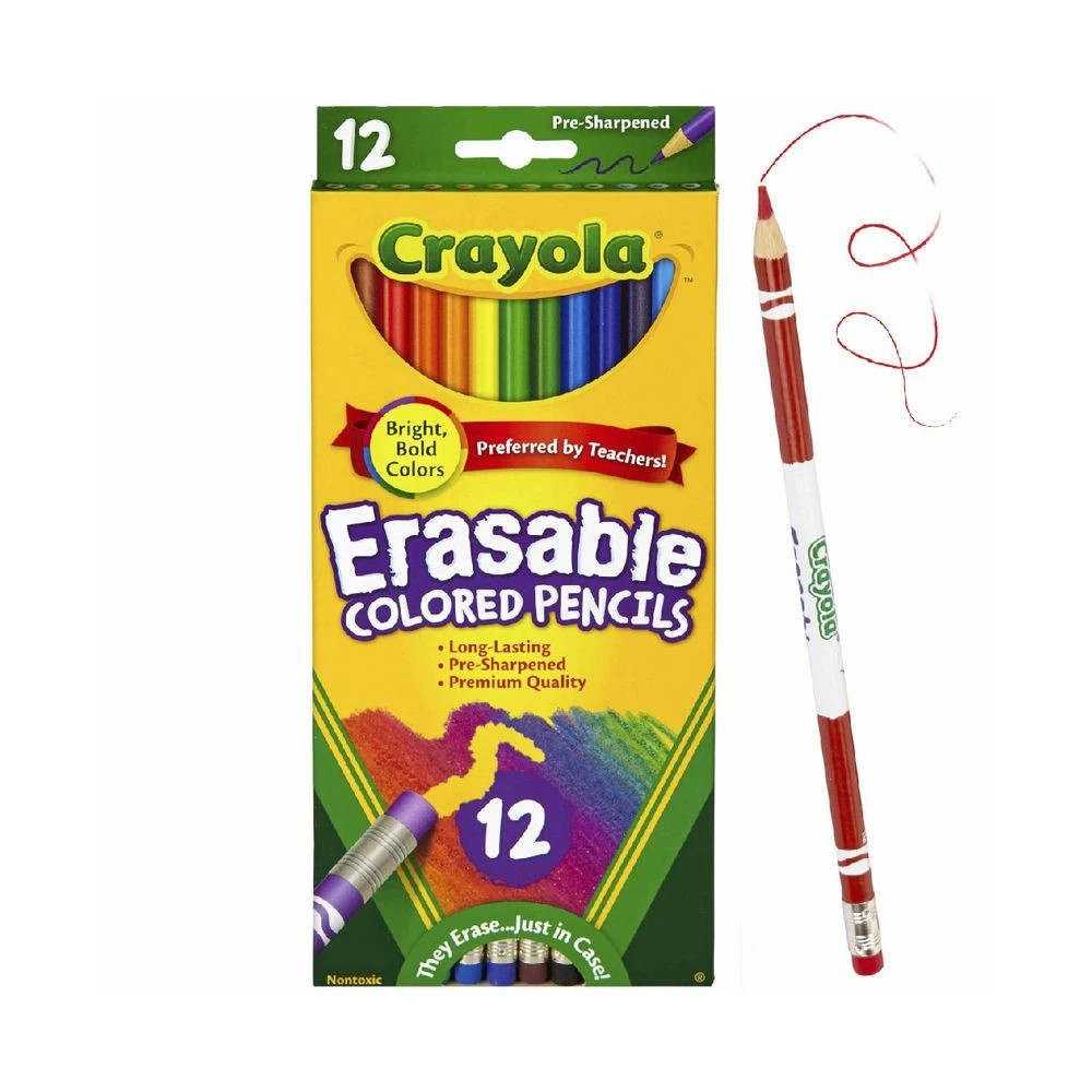 8 Crayola Erasable Coloured Pencils 12 Pack, 8 of 8