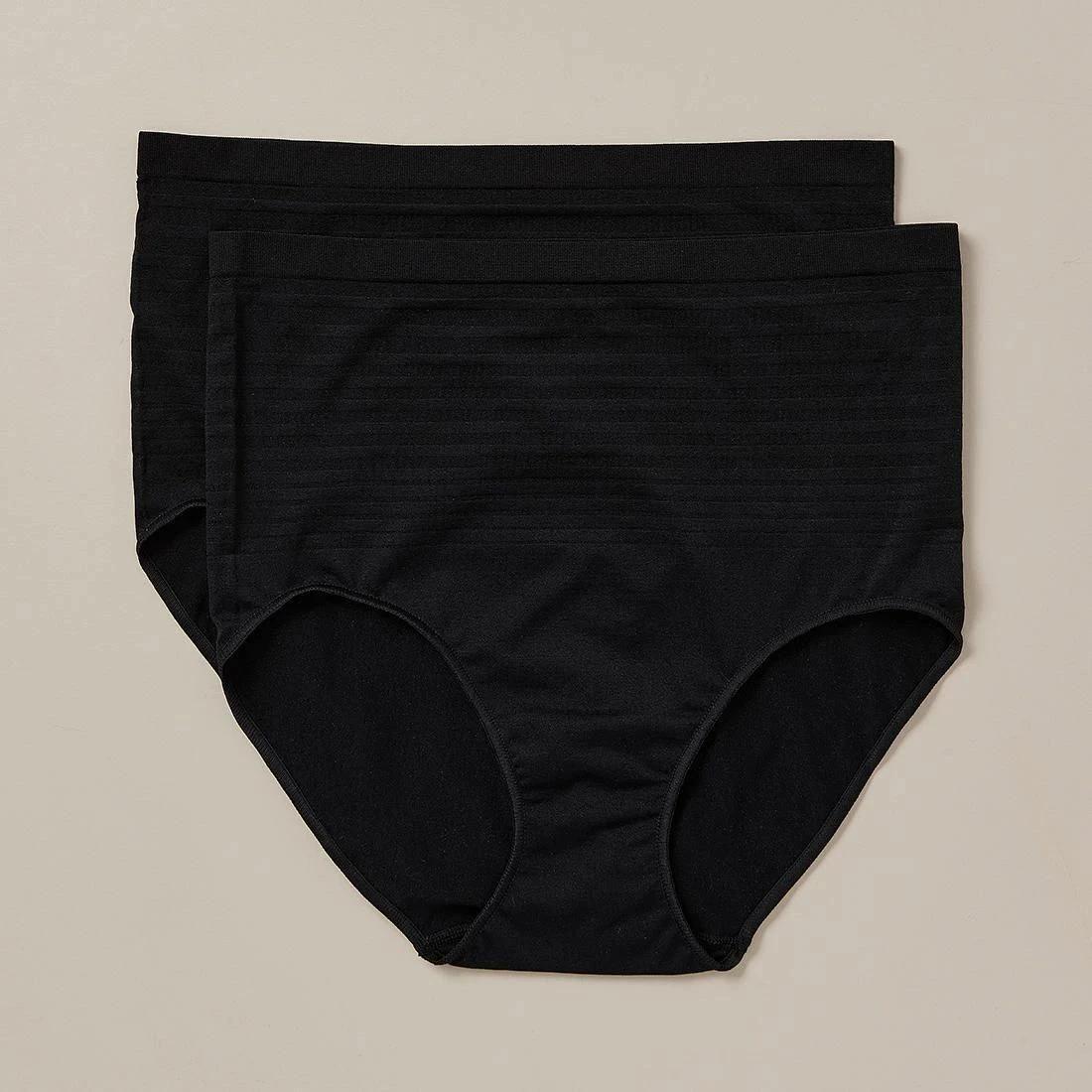 1 Target 2 Pack Matte And Shine Full Briefs BLACK, 1 of 4