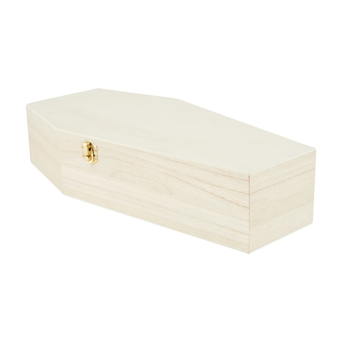 2 Halloween Craft Wood Coffin Box, 2 of 4
