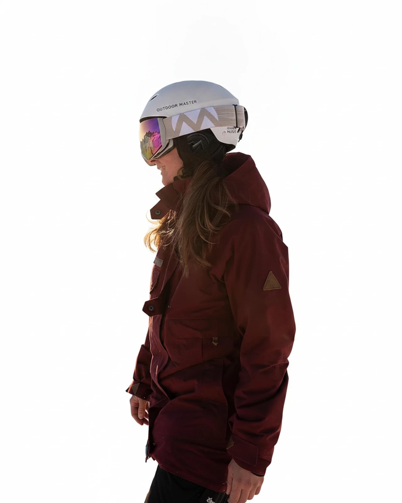 7 OutdoorMaster Kelvin Ski Helmet with ASTM Certified Safety Adjustable Dial Removable White M - White, 7 of 7